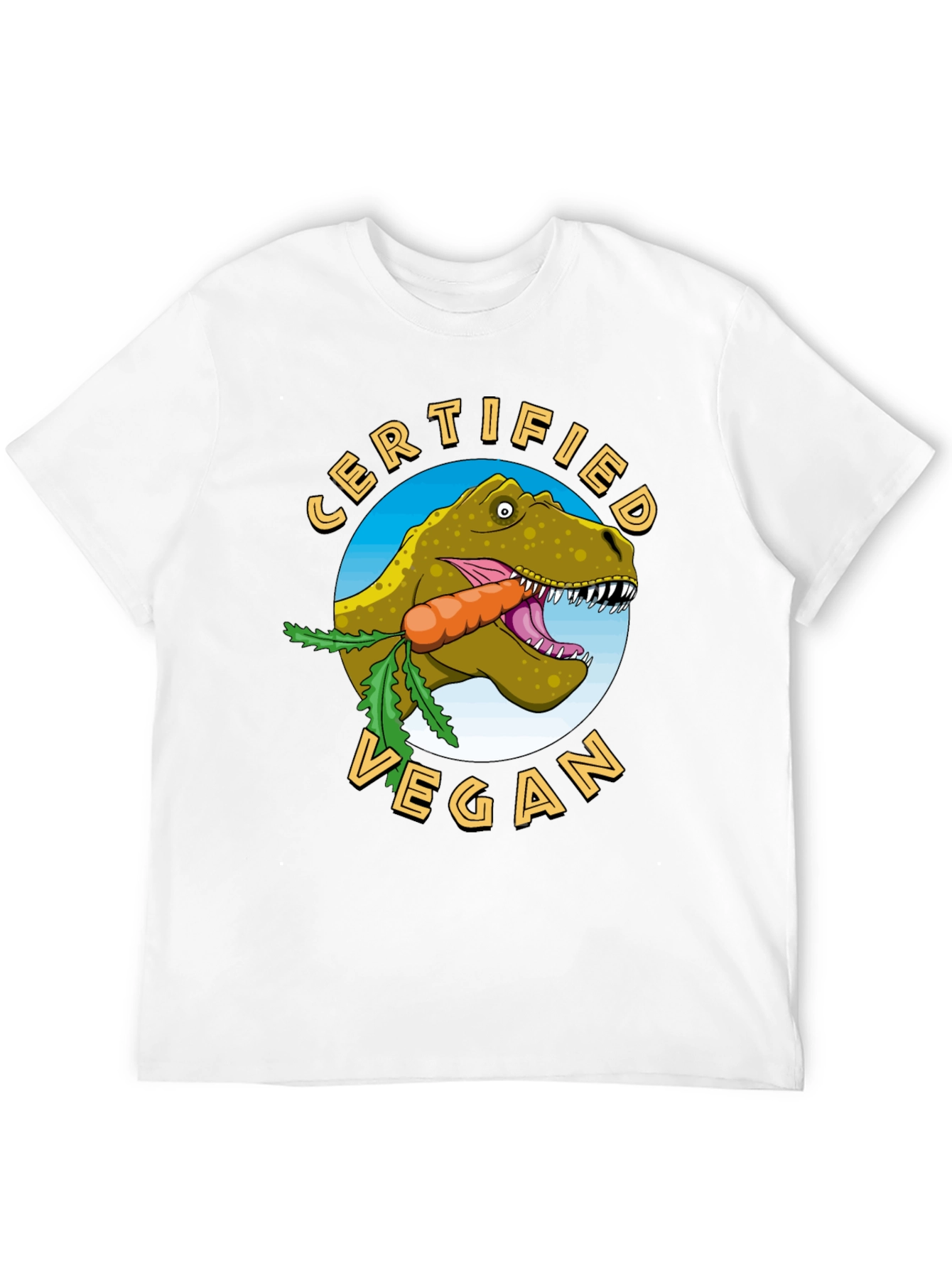 Certified Vegan Dinosaur T-Shirt