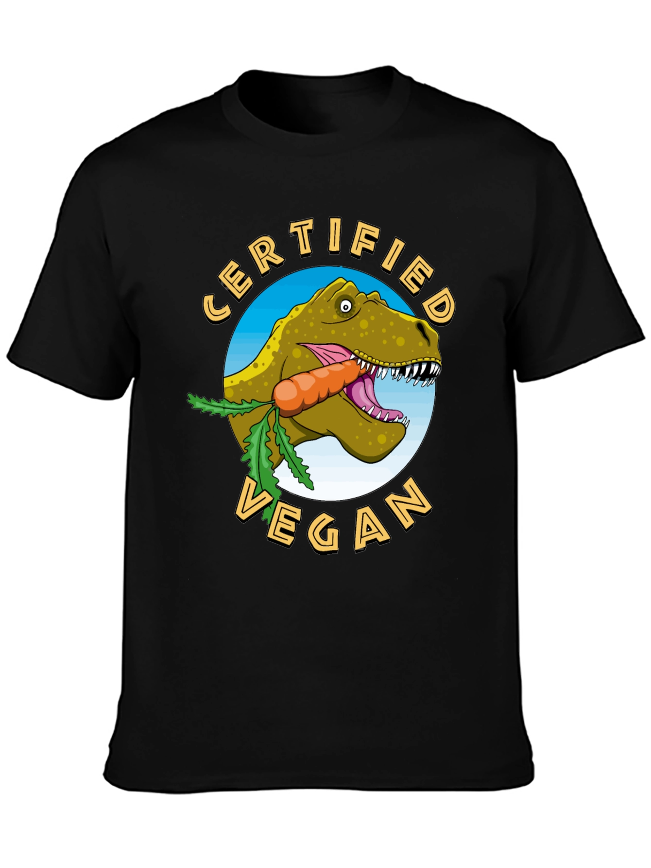Certified Vegan Dinosaur T-Shirt