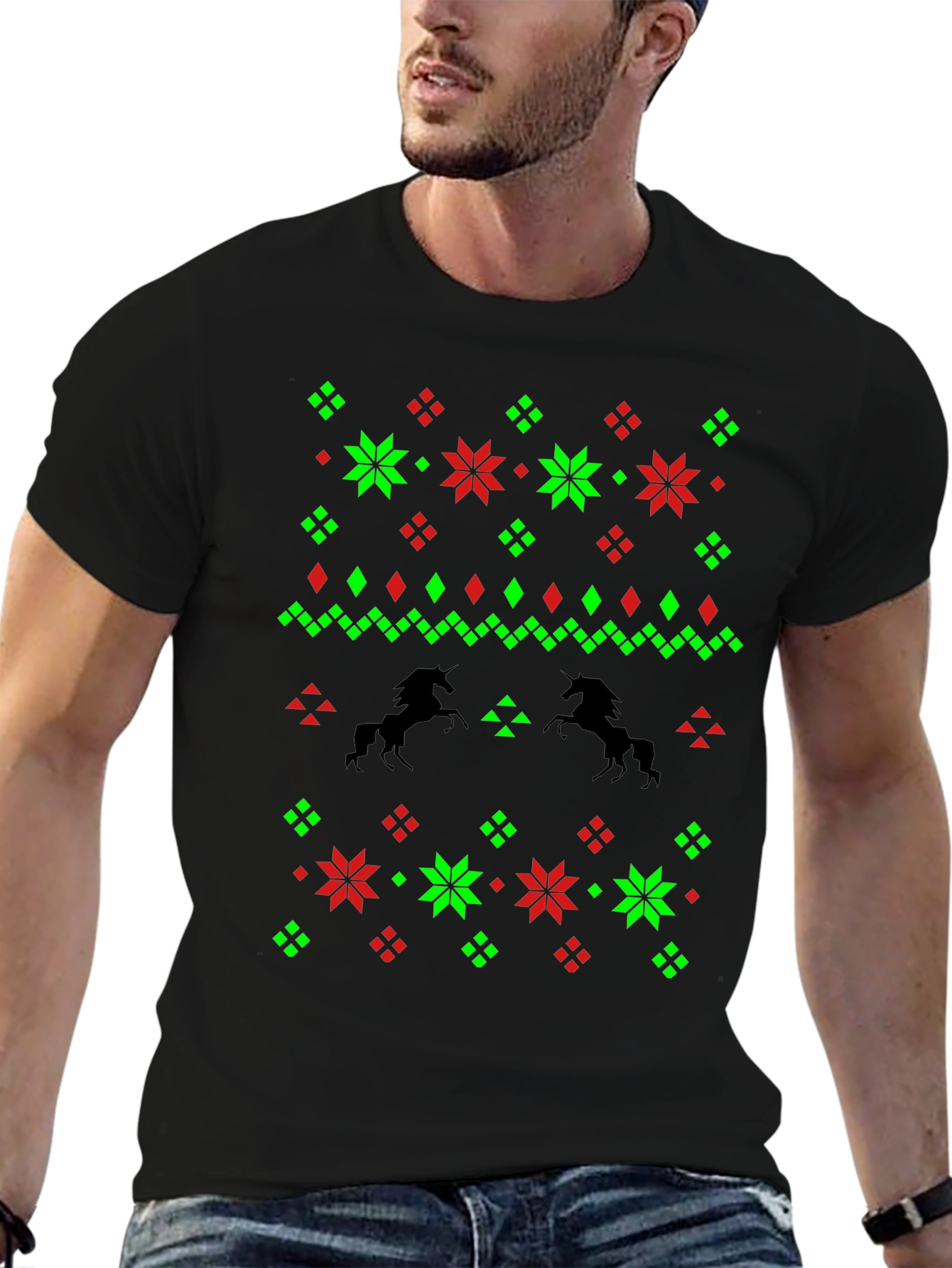 Unicorn Ugly Christmas Sweater T-Shirt