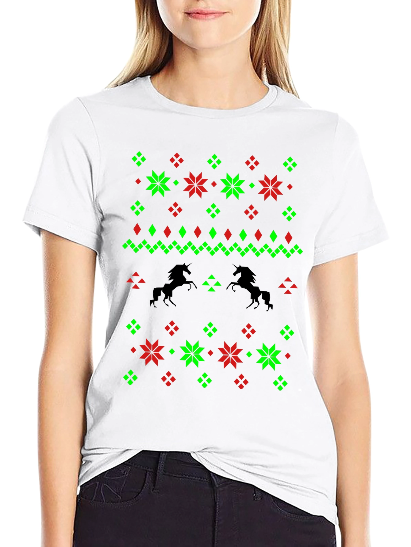 Unicorn Ugly Christmas Sweater T-Shirt