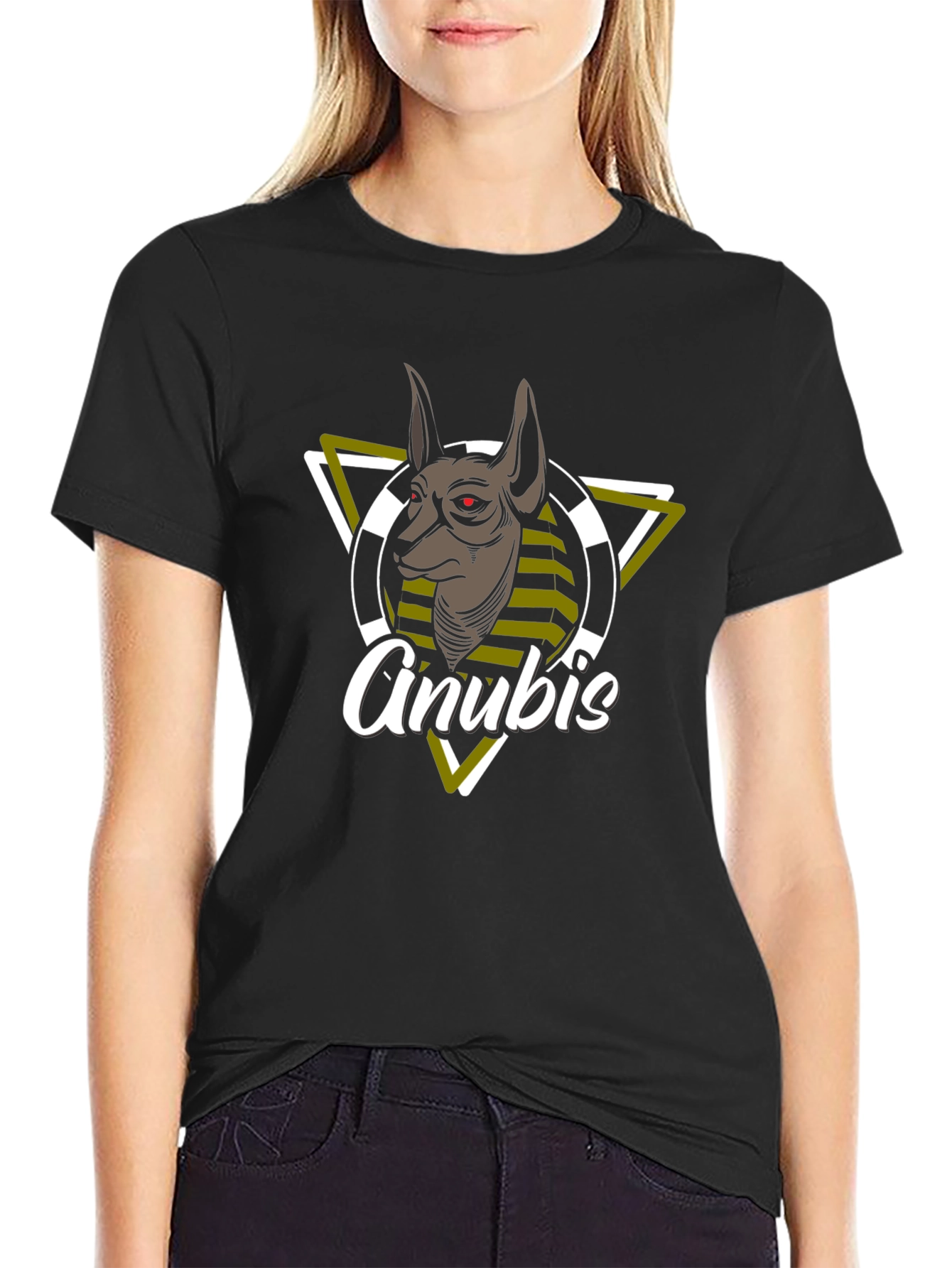 Anubis Graphic Tee - Egyptian God T-Shirt