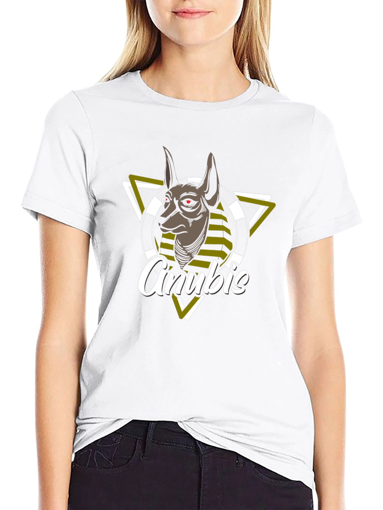 Anubis Graphic Tee - Egyptian God T-Shirt