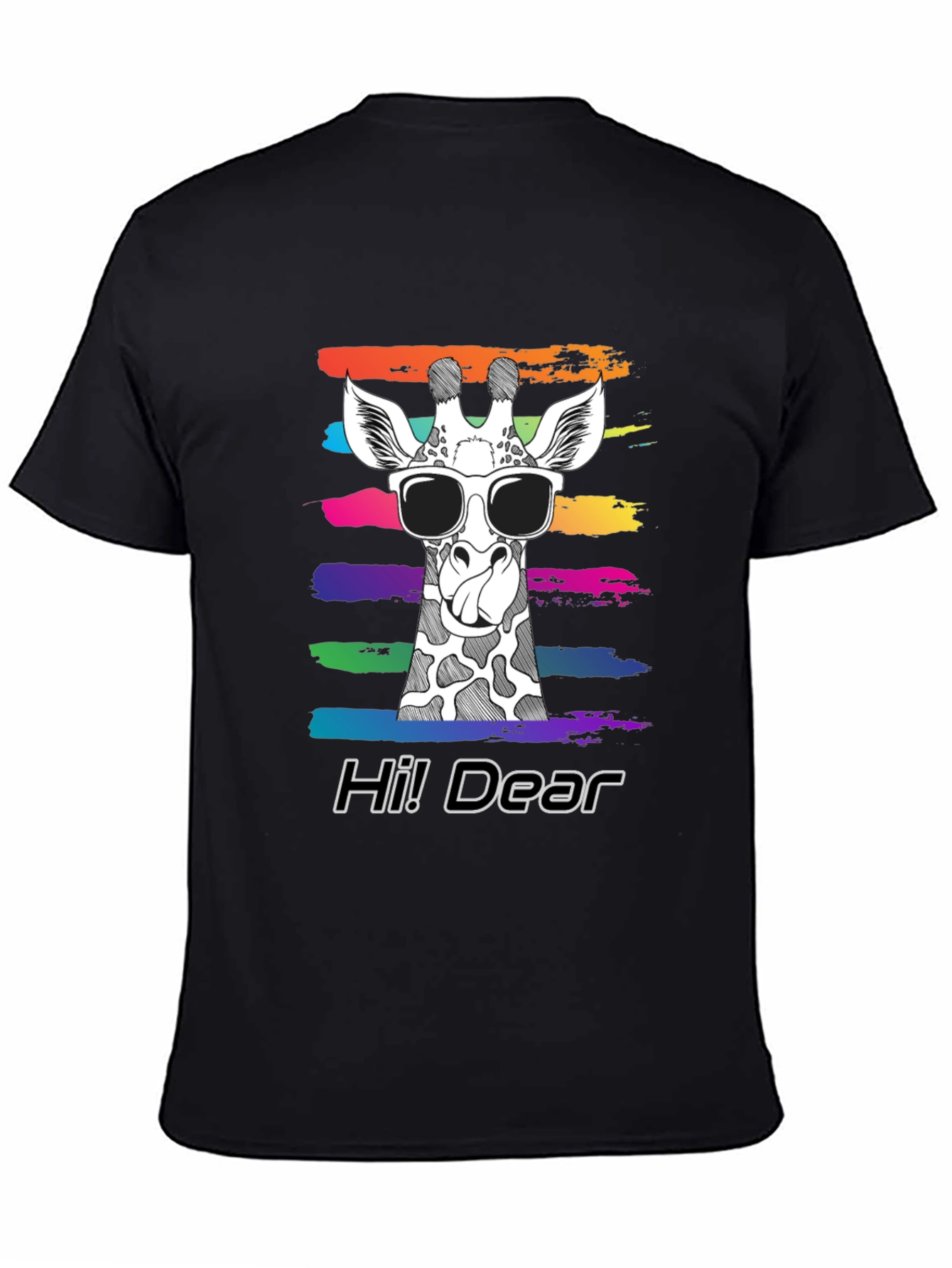 Cool Giraffe Tee - Hi Dear Graphic T-Shirt