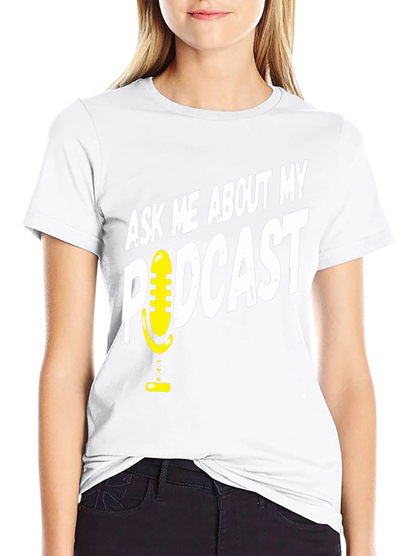 Ask Me About My Podcast Graphic T-Shirt