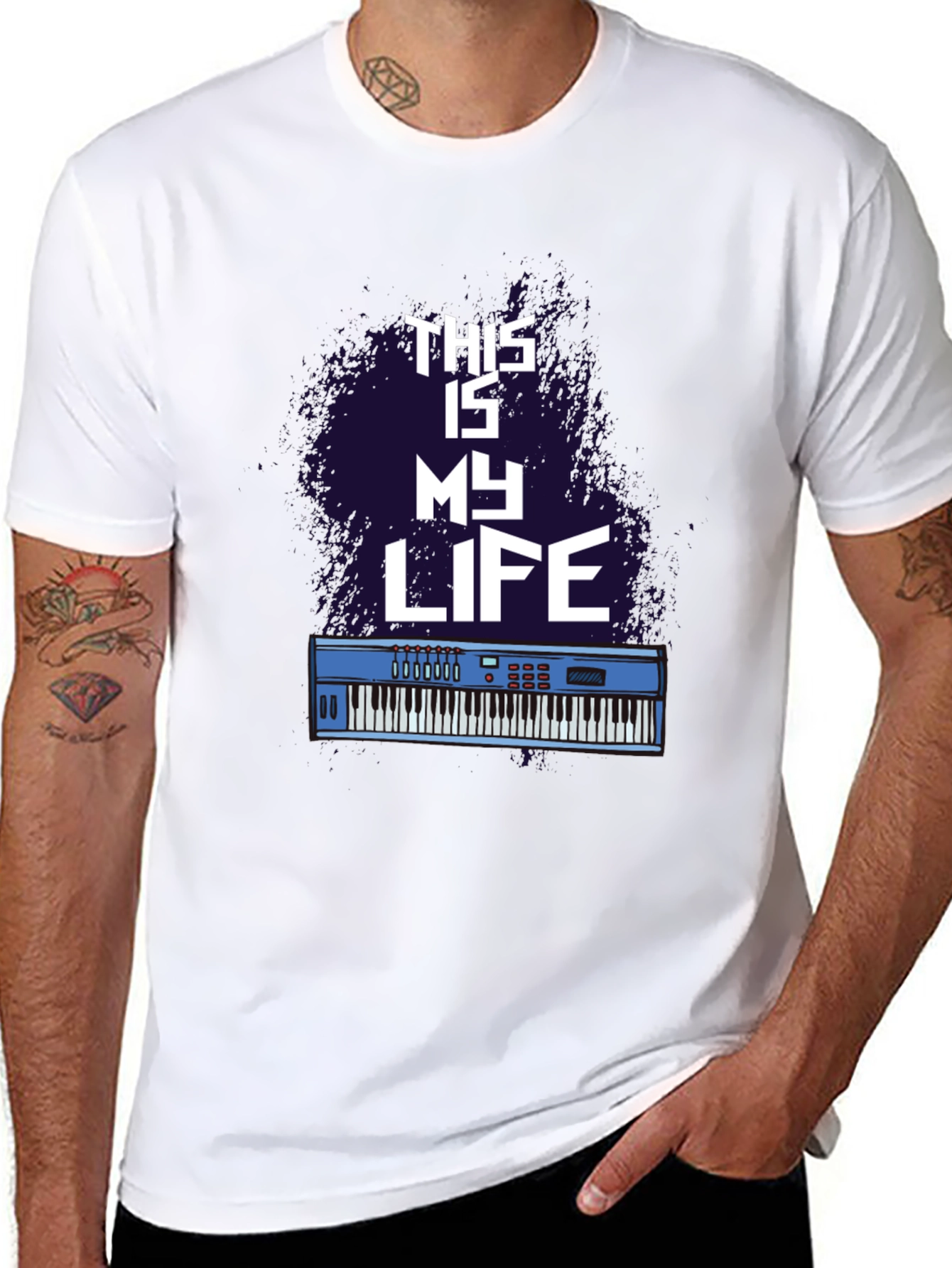 This Is My Life Keyboard T-Shirt