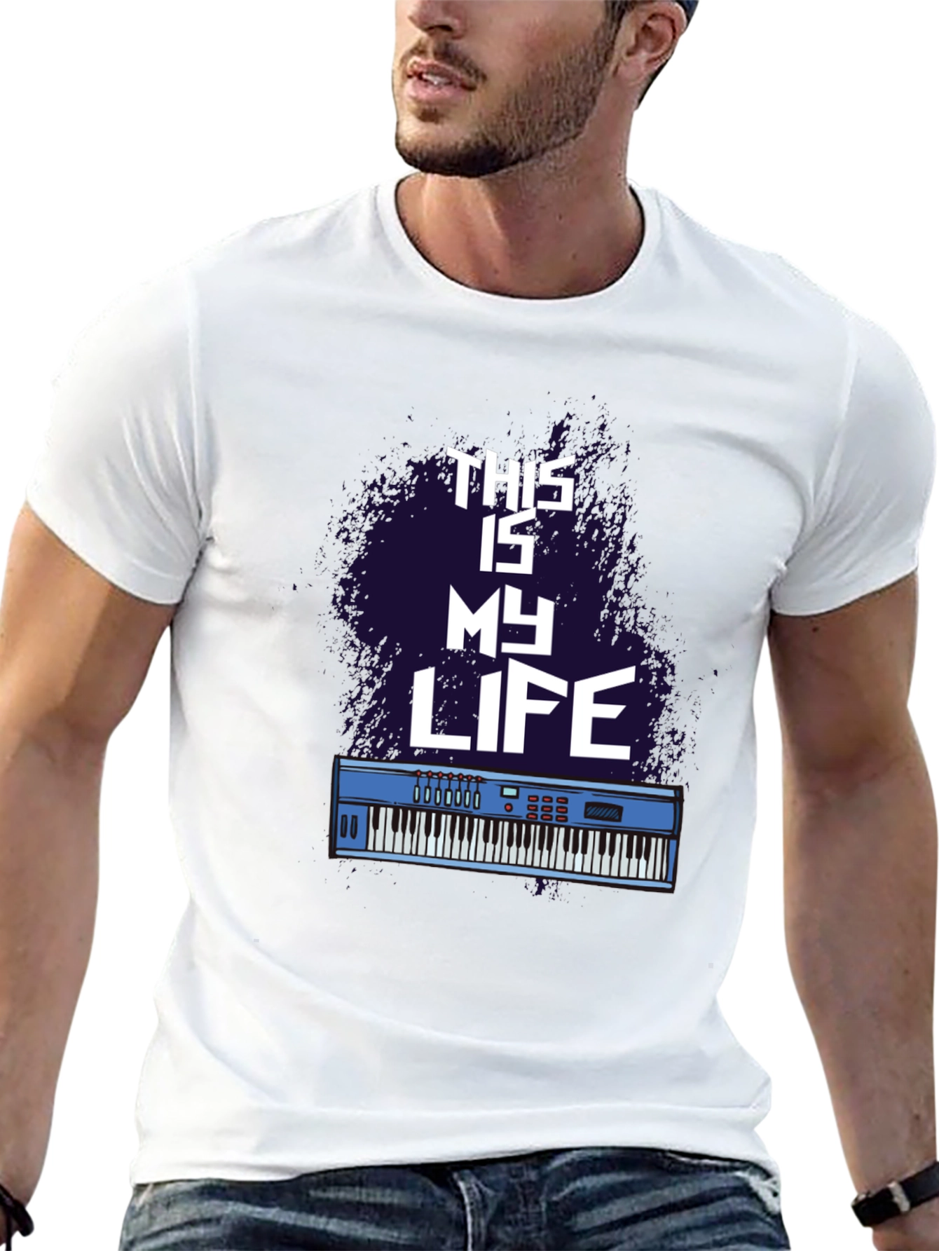This Is My Life Keyboard T-Shirt