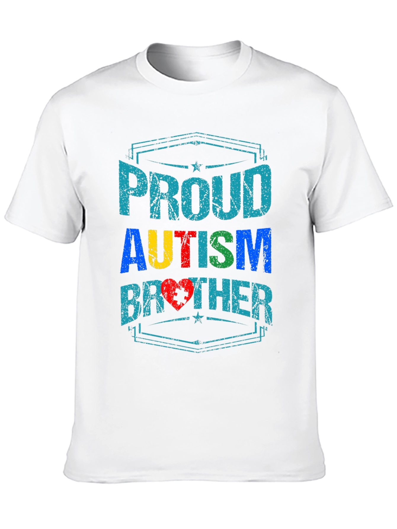 Proud Autism Brother T-Shirt - Awareness Support