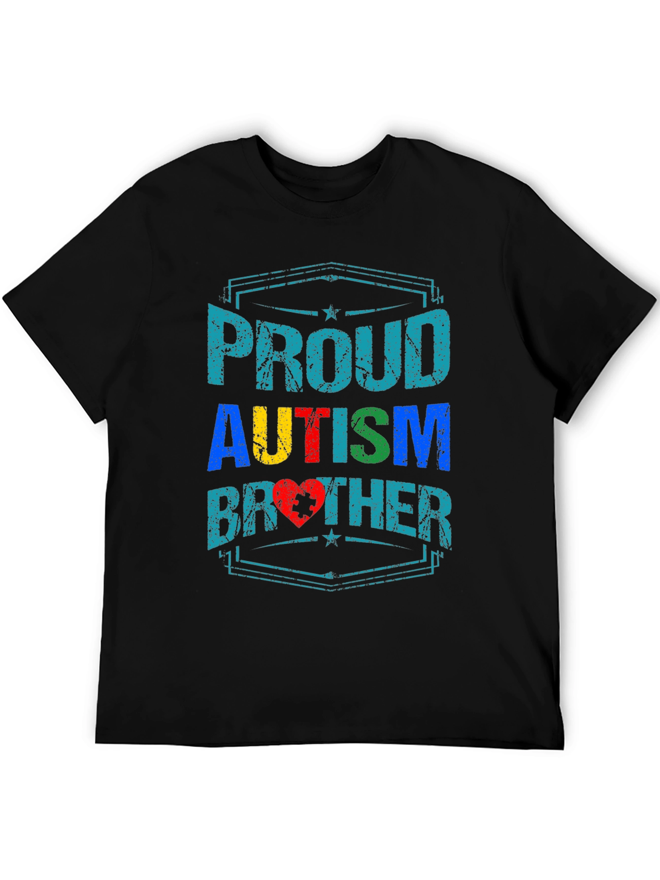 Proud Autism Brother T-Shirt - Awareness Support