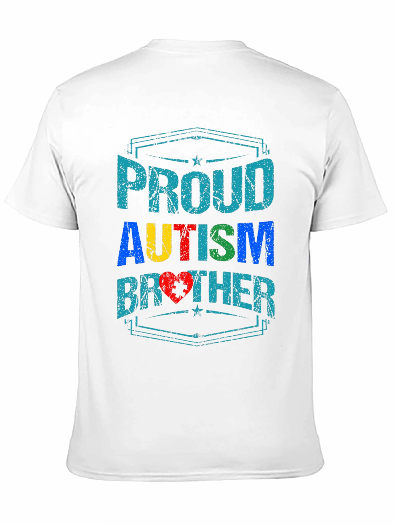 Proud Autism Brother T-Shirt - Awareness Support