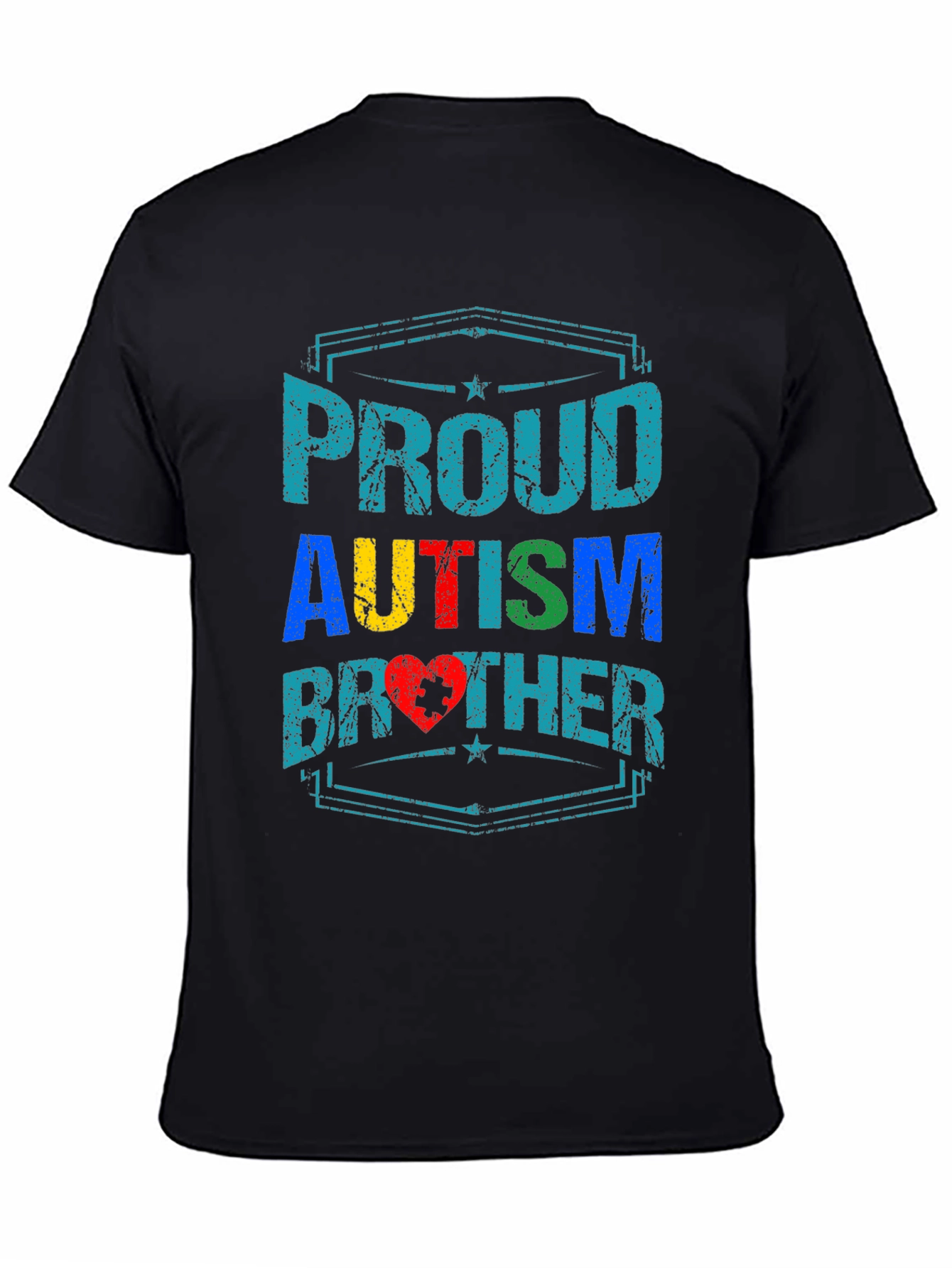 Proud Autism Brother T-Shirt - Awareness Support