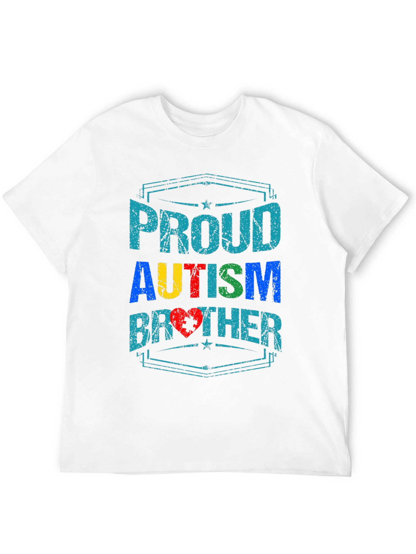Proud Autism Brother T-Shirt - Awareness Support