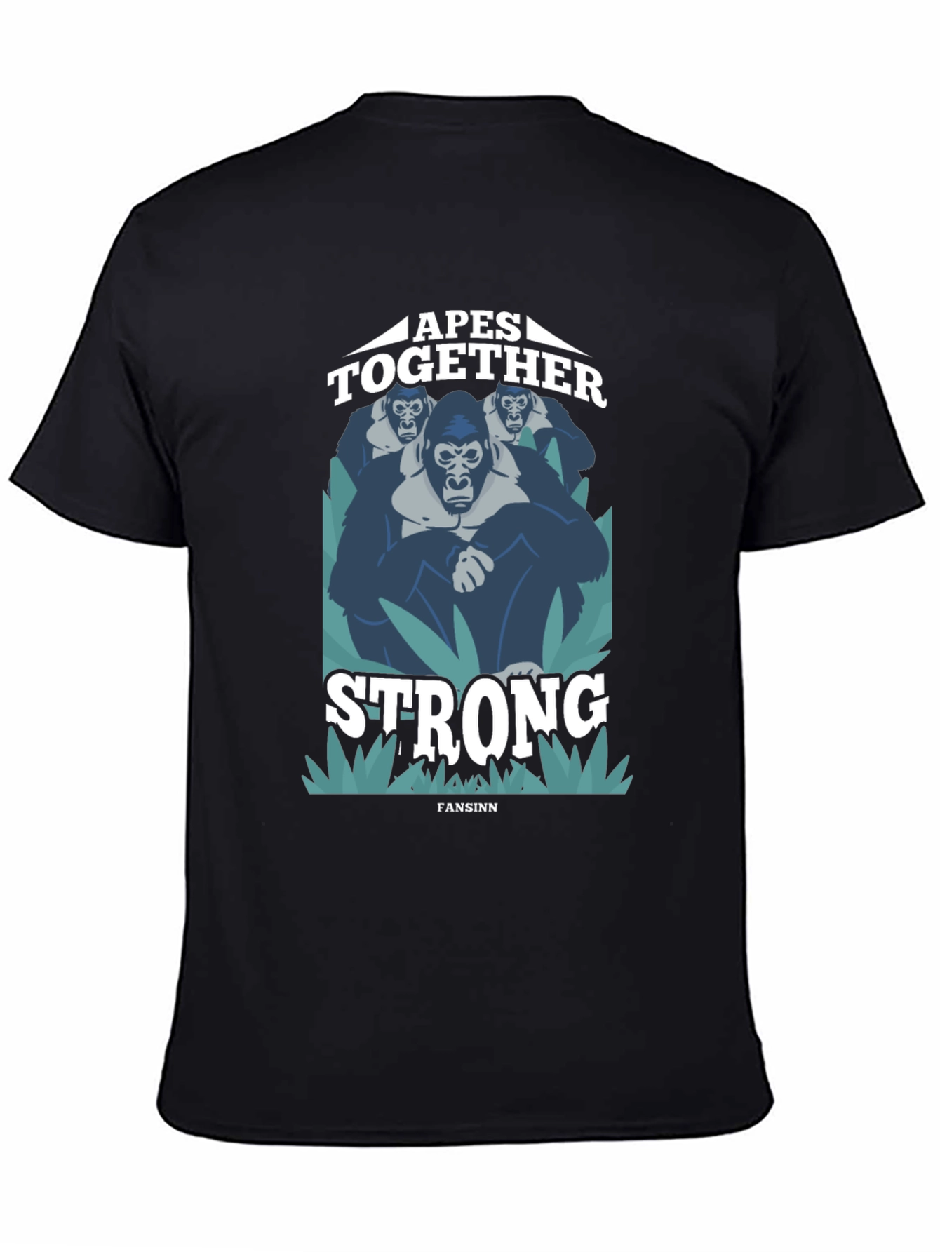 Apes Together Strong Graphic Tee - Black