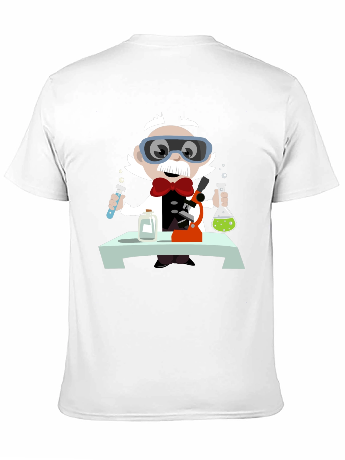 Mad Scientist T-Shirt - Novelty Cartoon Tee