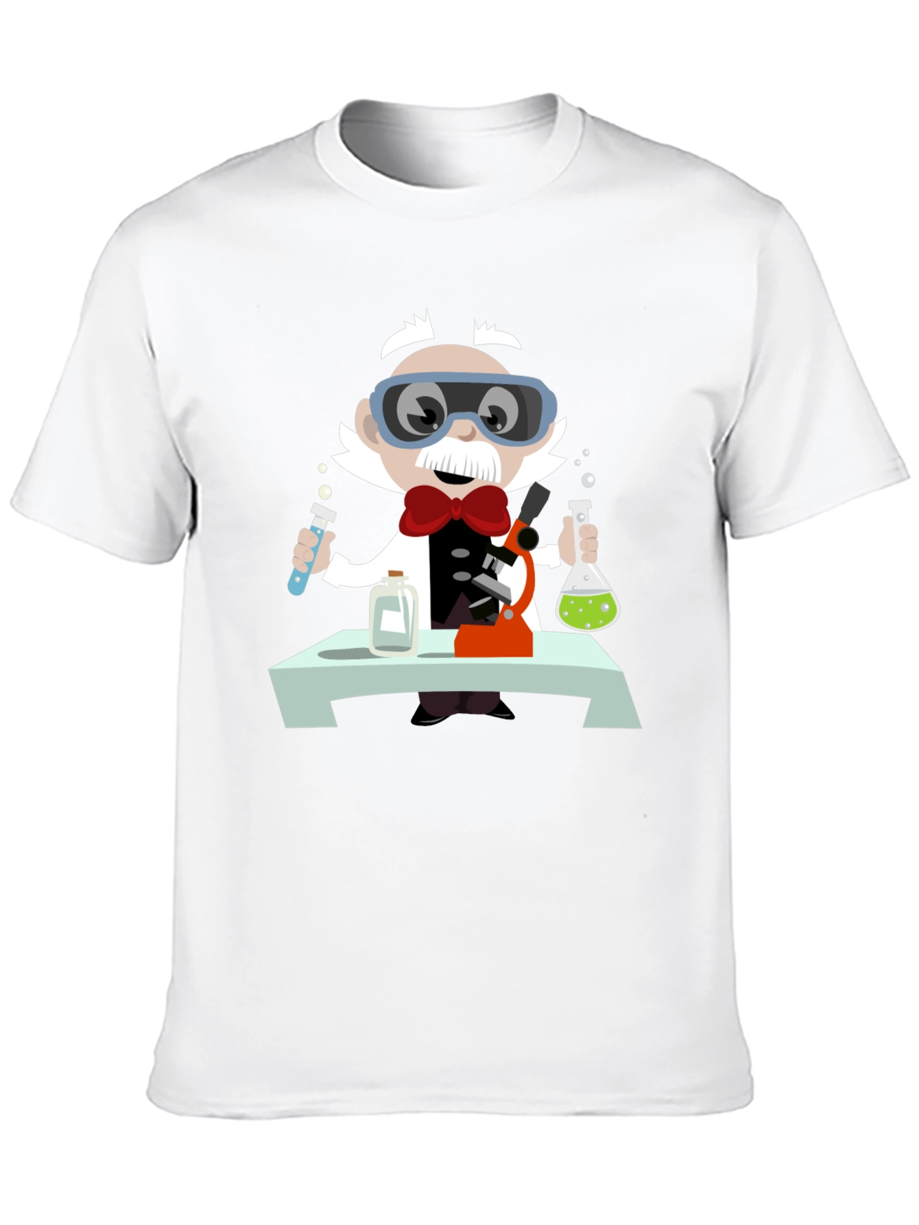 Mad Scientist T-Shirt - Novelty Cartoon Tee