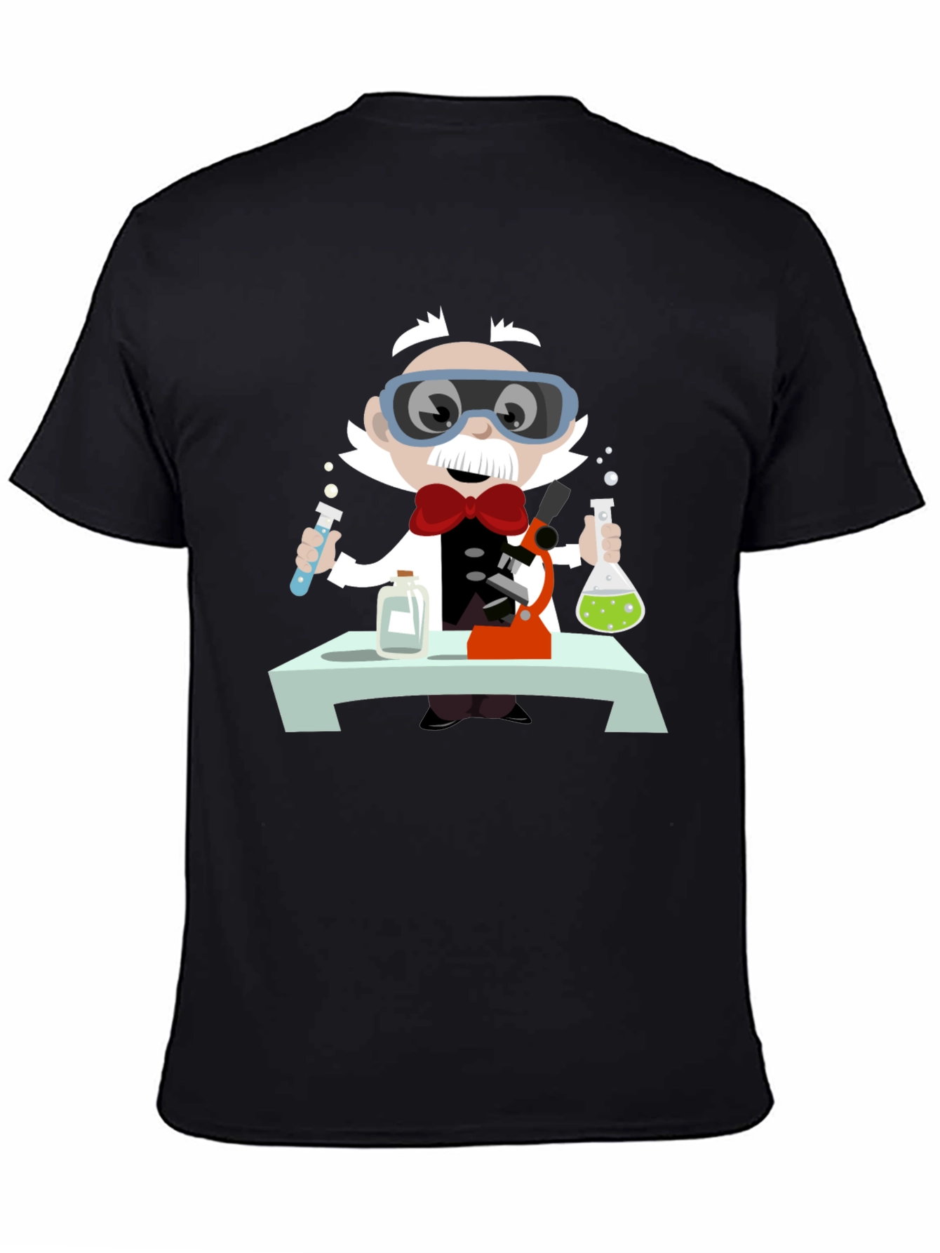 Mad Scientist T-Shirt - Novelty Cartoon Tee