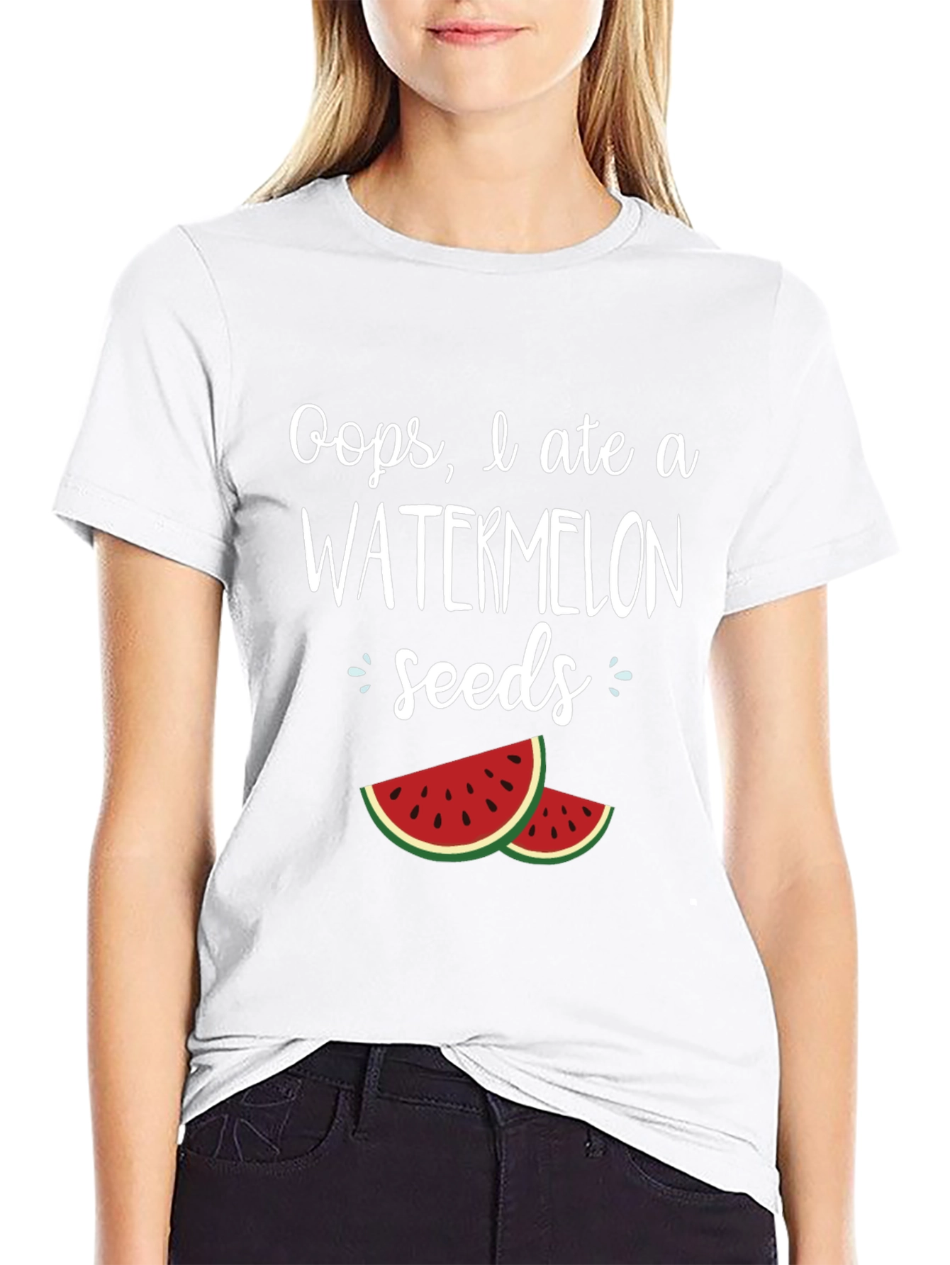 Oops I Ate Watermelon Seeds T-Shirt