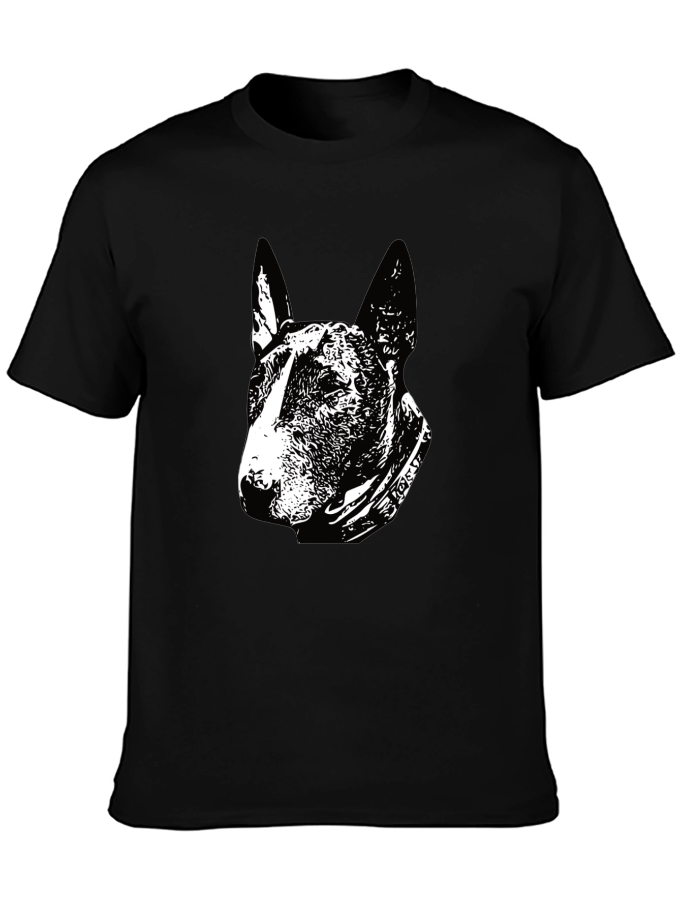 Dog Lovers Black Graphic T-Shirt