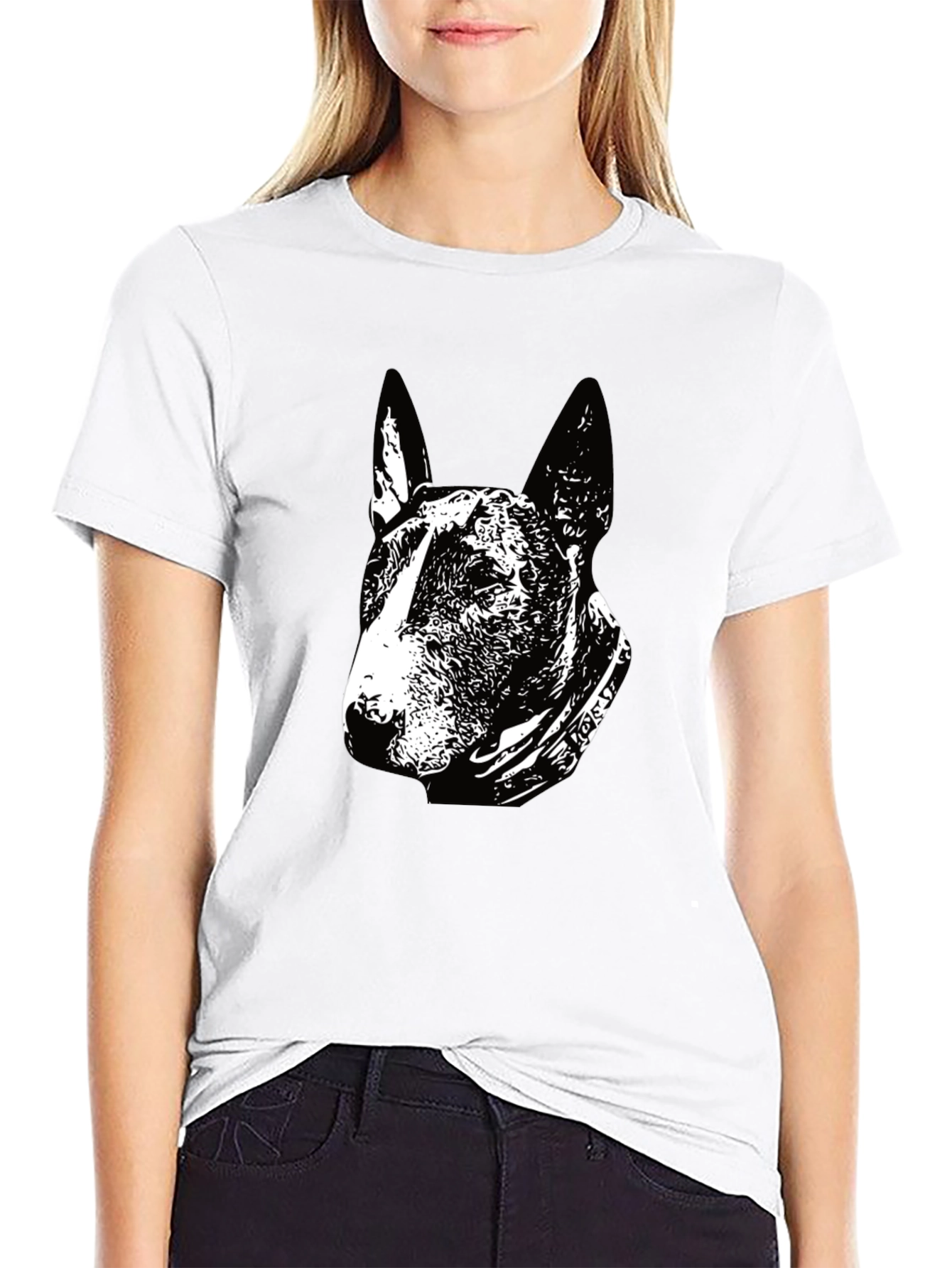 Dog Lovers Black Graphic T-Shirt