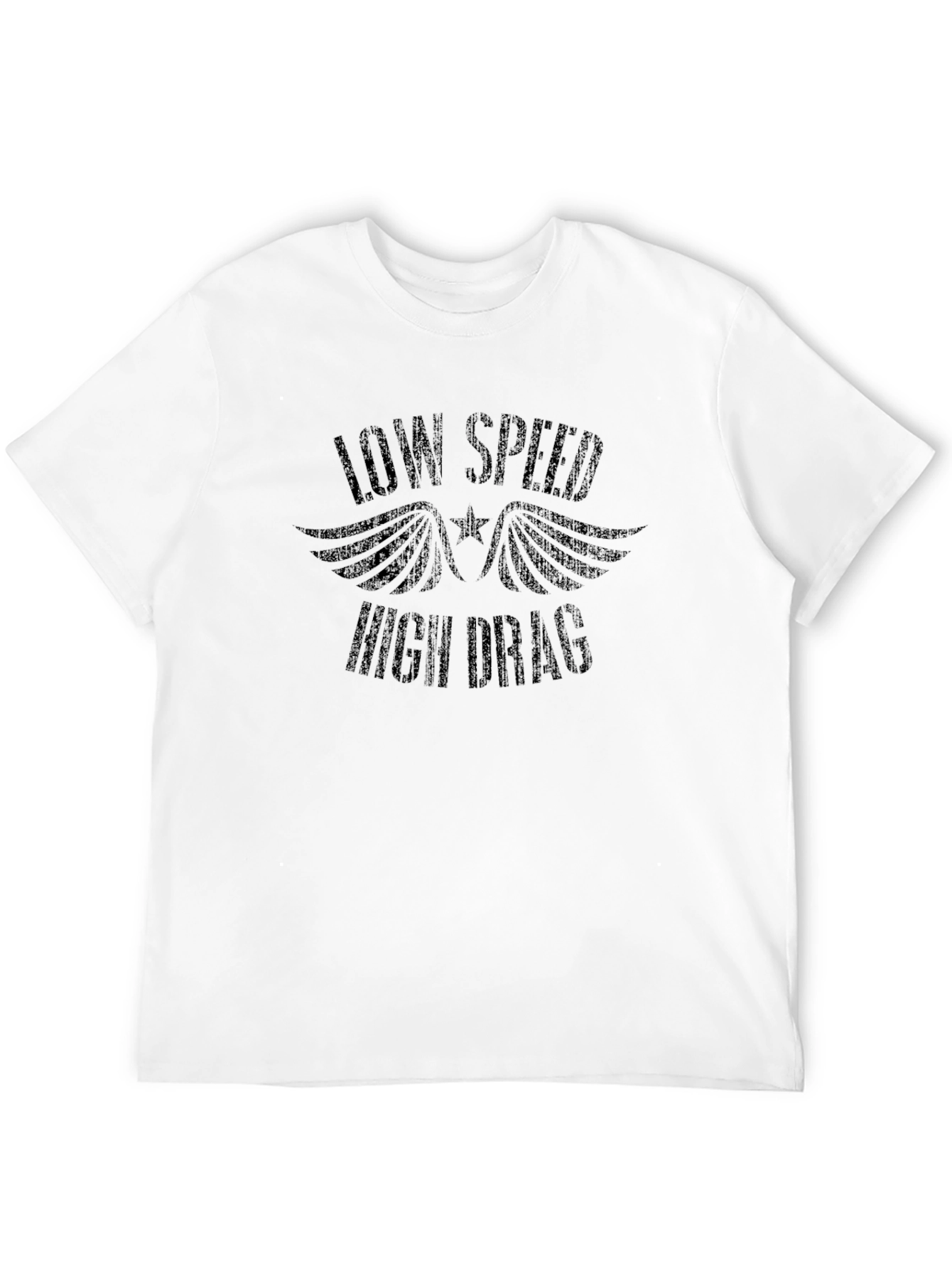 Low Speed High Drag Black T-Shirt