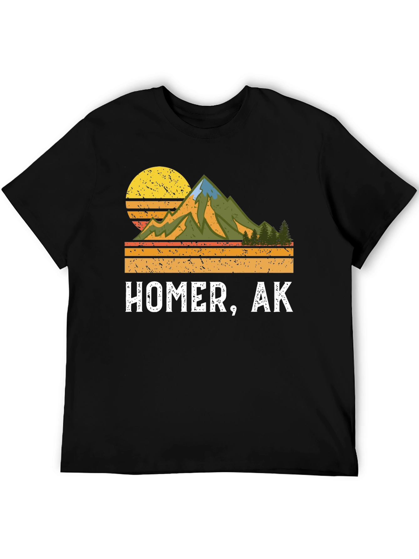 Homer AK Retro Mountain Graphic Tee