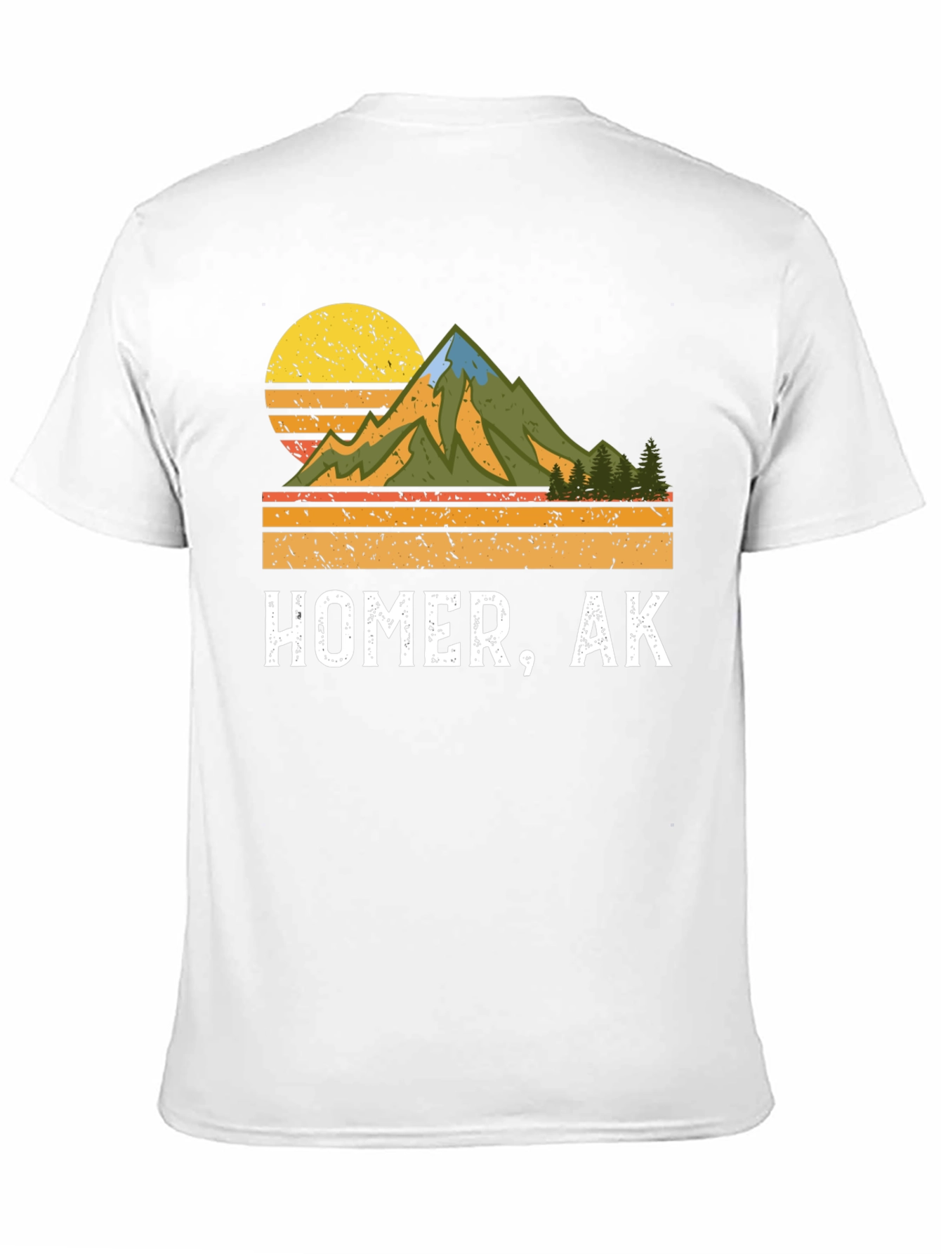 Homer AK Retro Mountain Graphic Tee