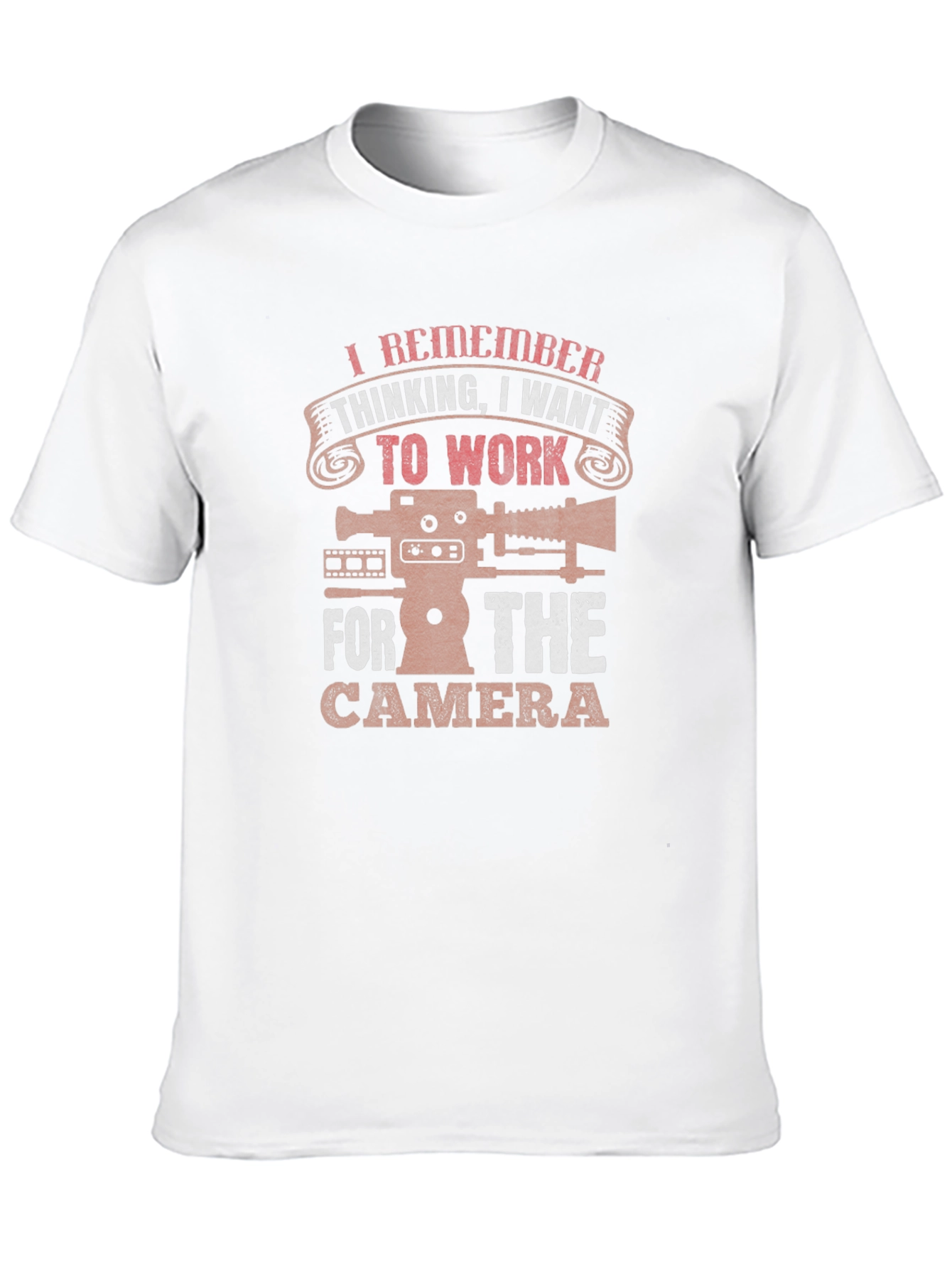 I Remember Thinking T-Shirt - Cameraman Cinematographer Tee