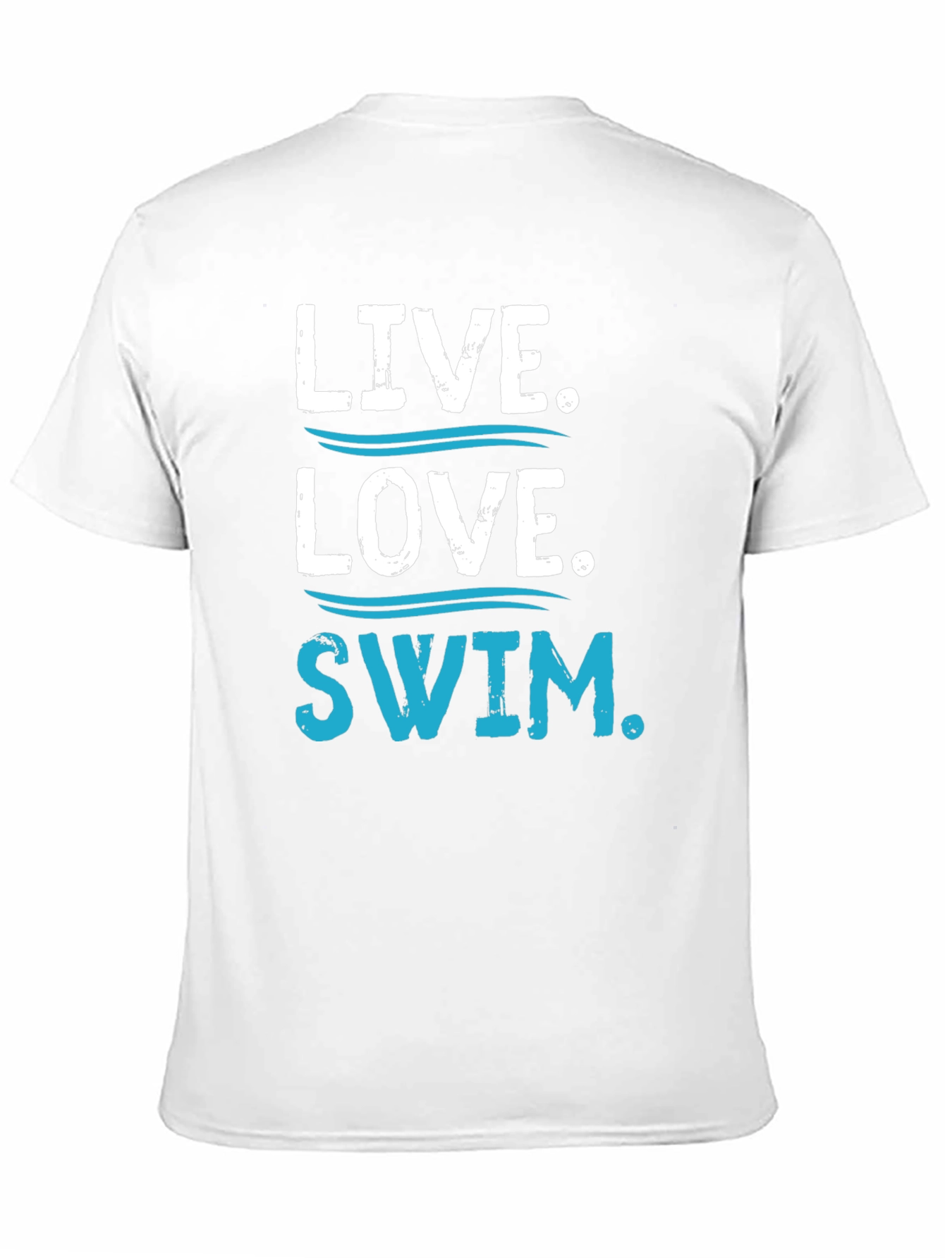 Live Love Swim Graphic Tee - Comfortable Fit