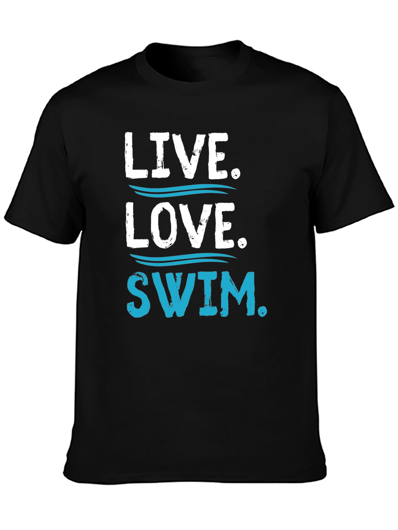 Live Love Swim Graphic Tee - Comfortable Fit