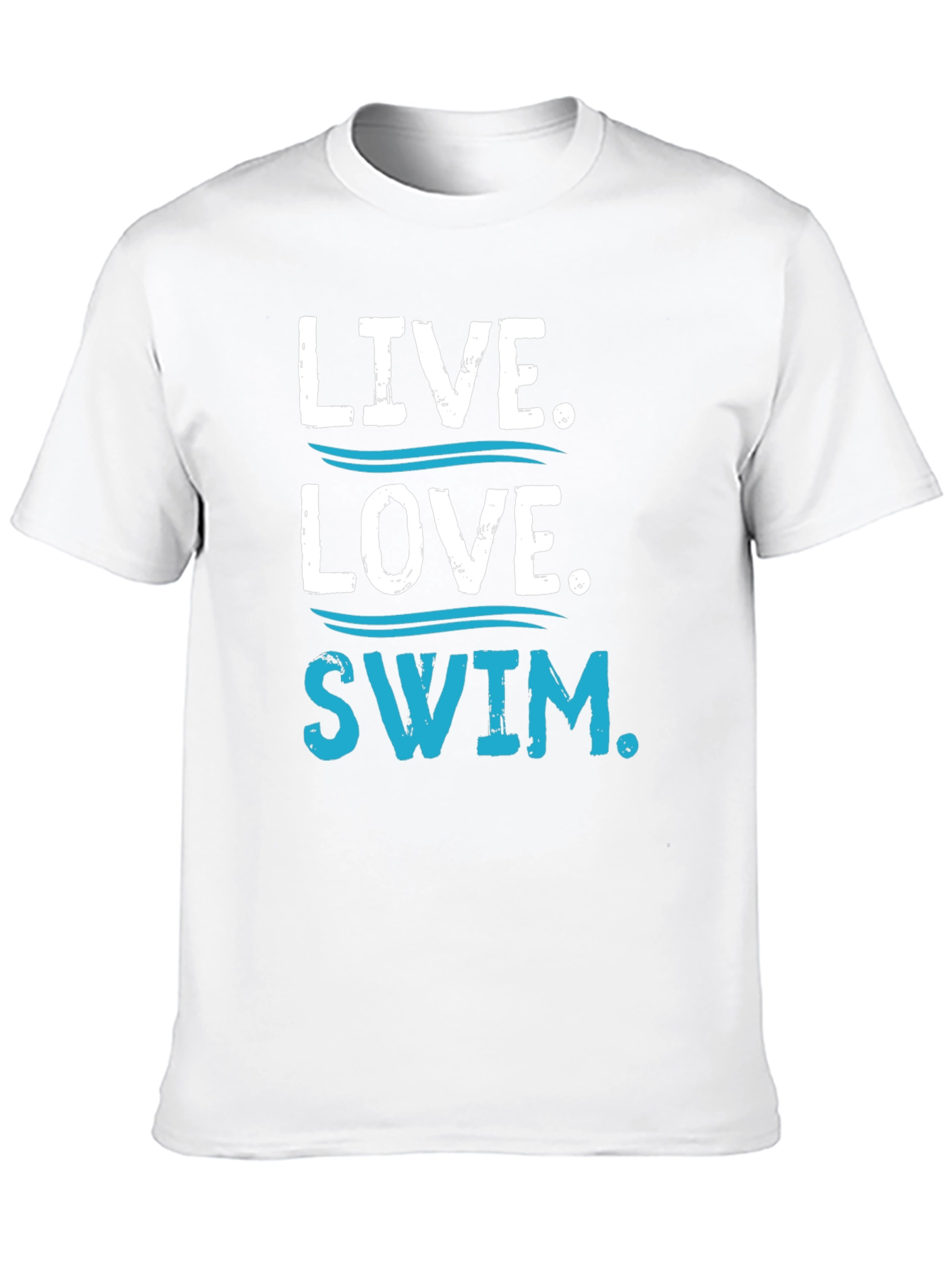 Live Love Swim Graphic Tee - Comfortable Fit