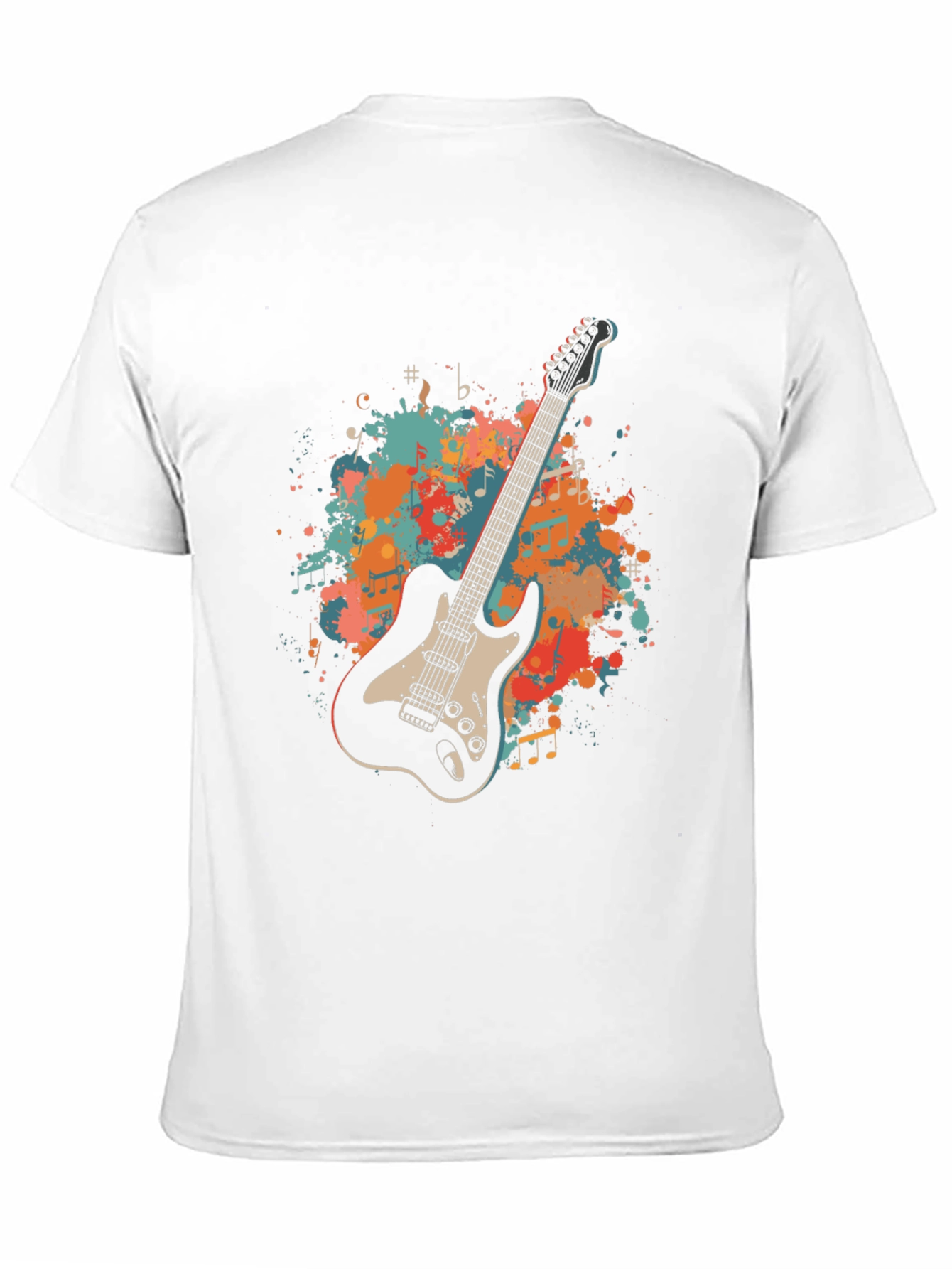 Guitar Graphic Tee - Music Lovers T-Shirt