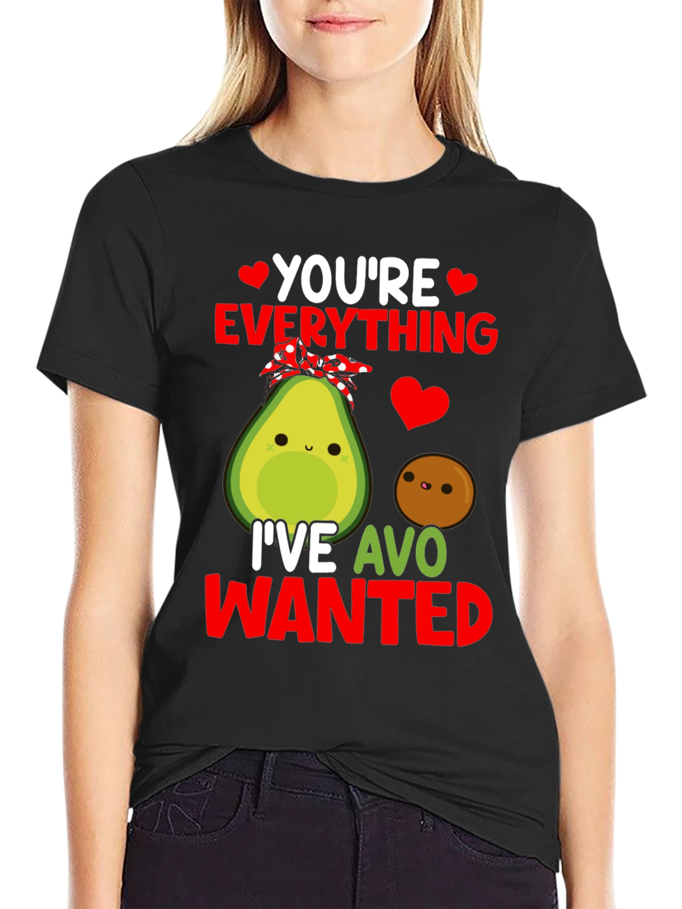 Funny Avocado Love Pun Graphic T-Shirt
