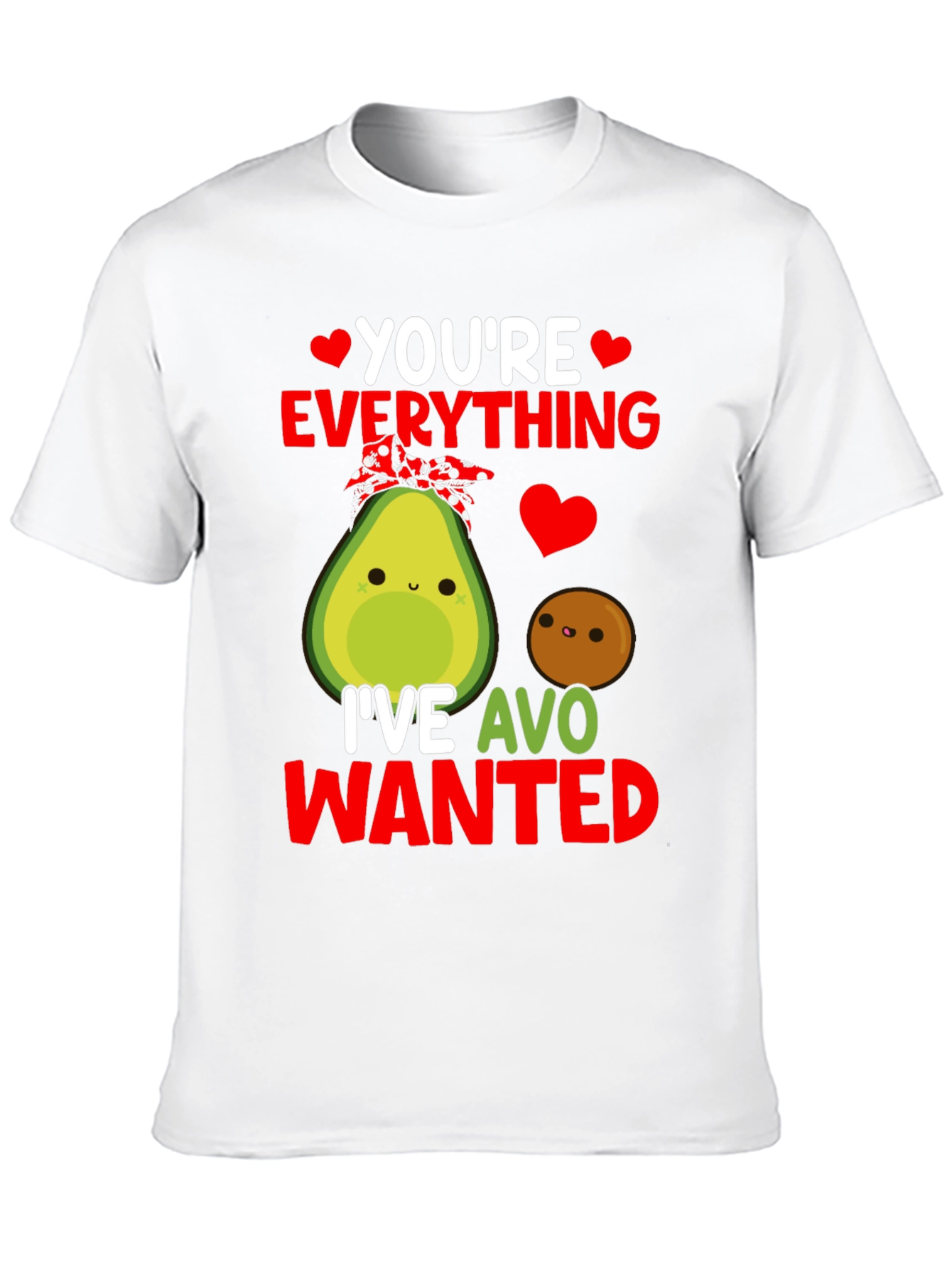 Funny Avocado Love Pun Graphic T-Shirt