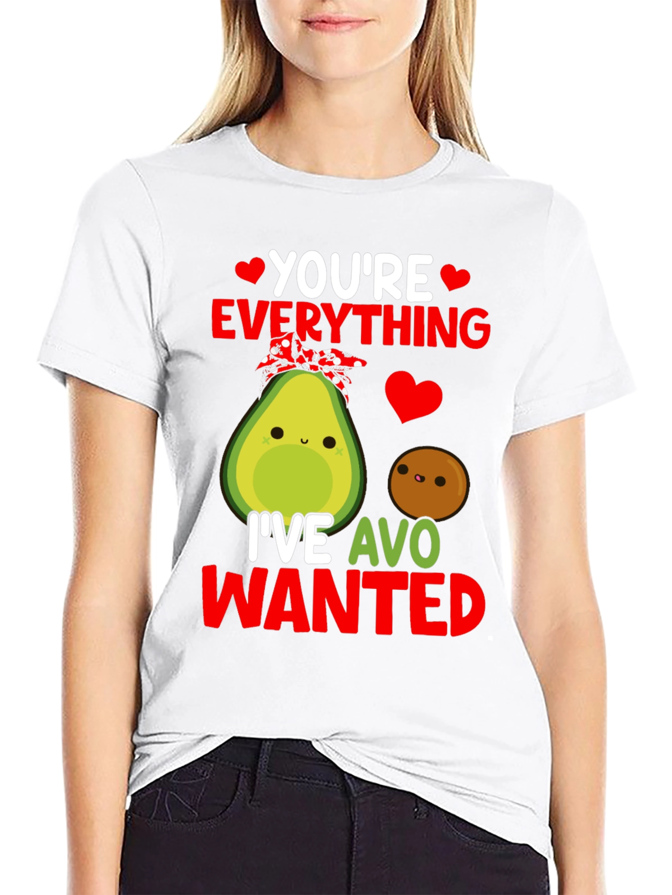 Funny Avocado Love Pun Graphic T-Shirt
