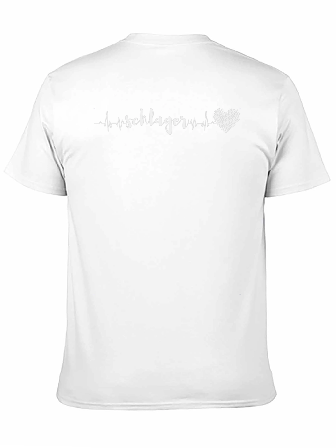 Schlager Heartbeat T-Shirt - Black Casual Tee