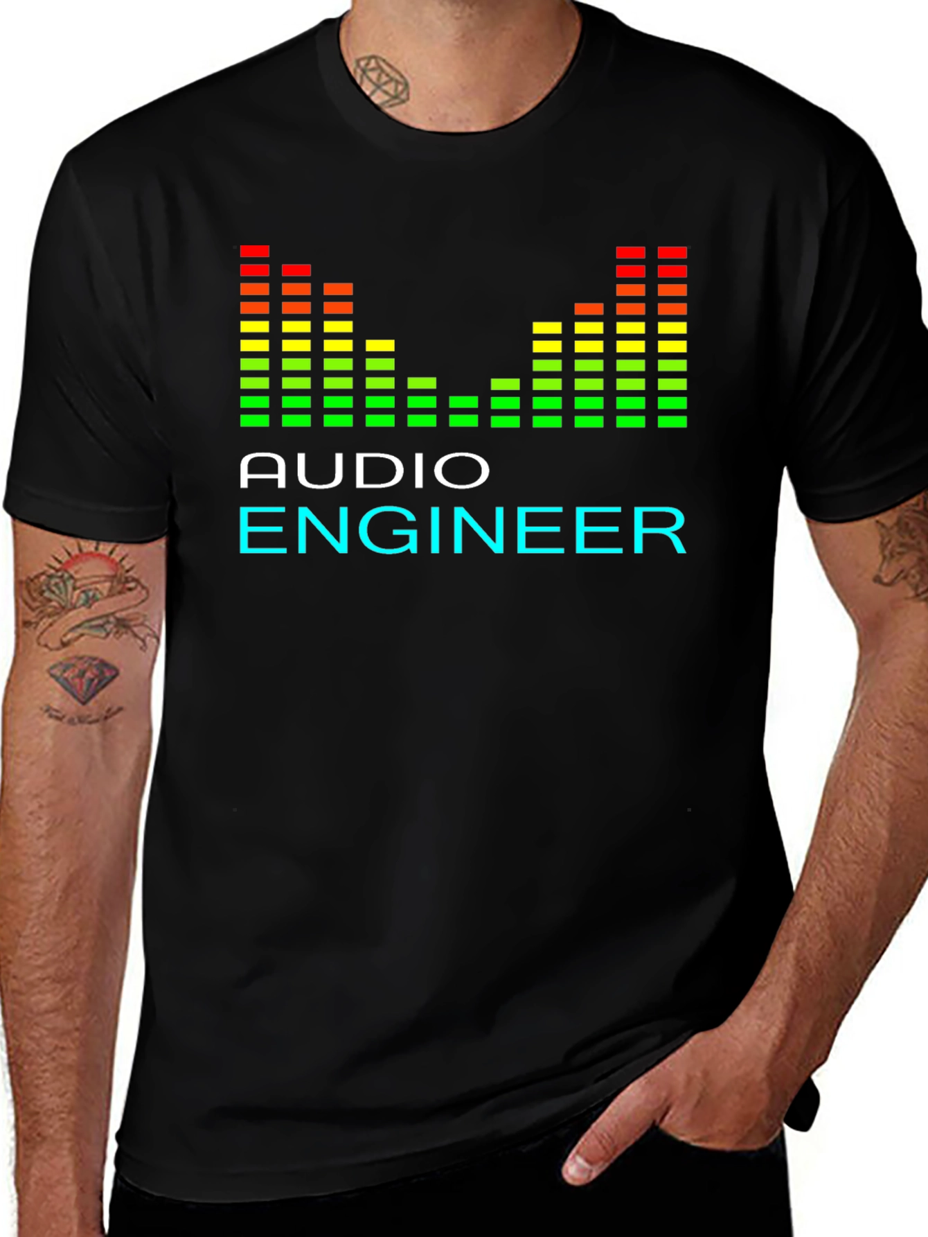Audio Engineer Graphic Tee - Sound Technician T-Shirt