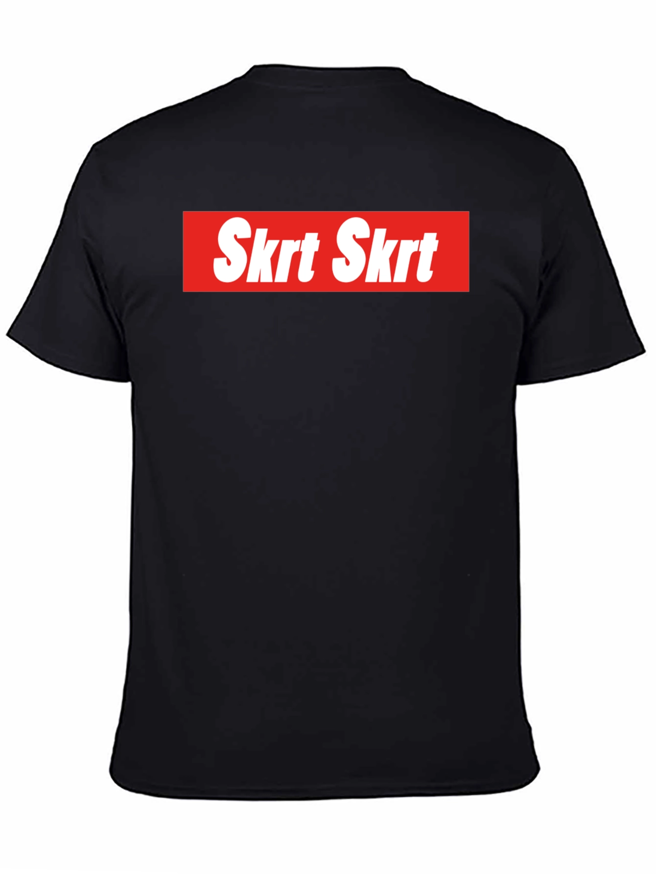Skrt Skrt Graphic Tee - Red and White Design