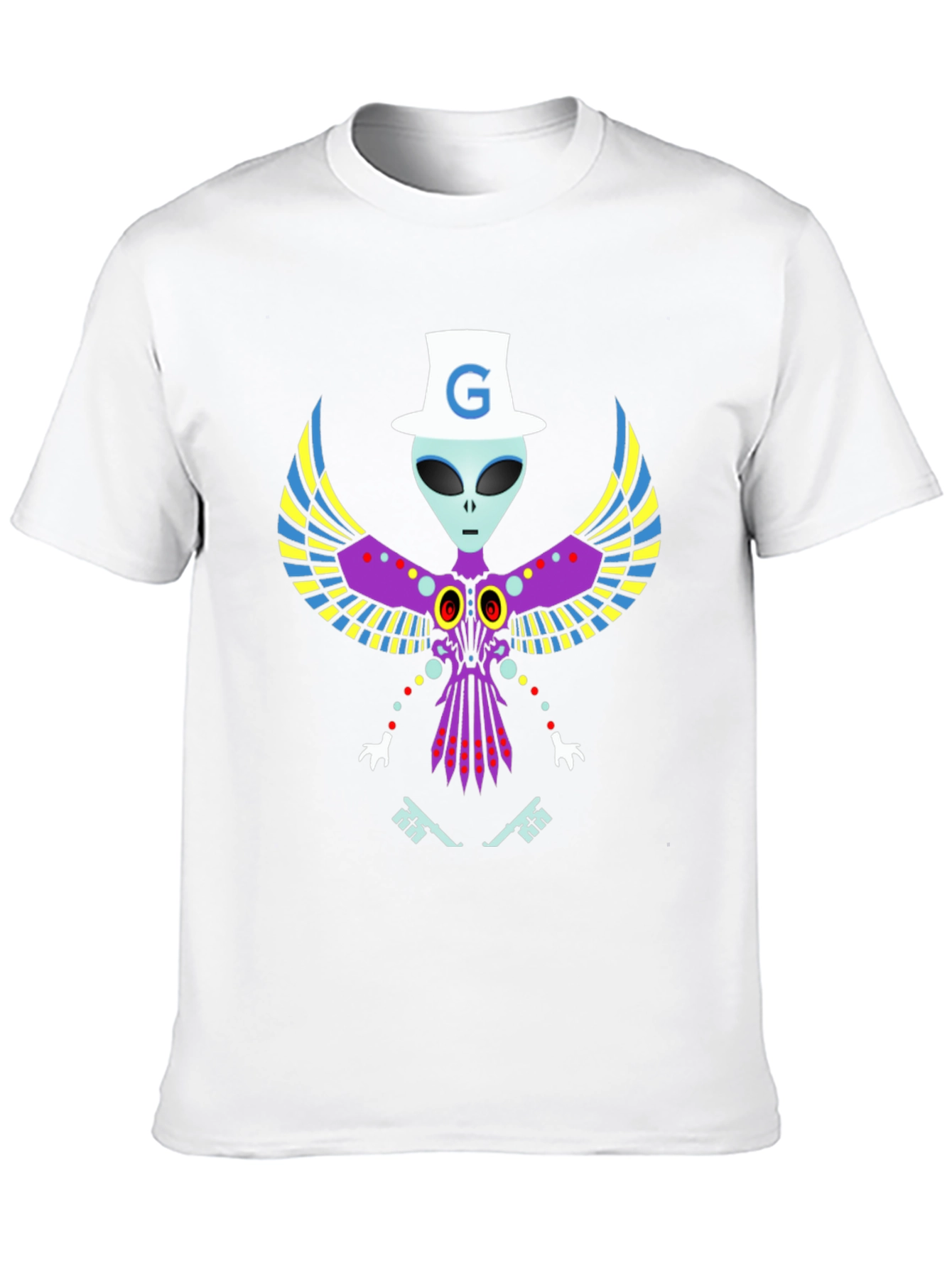 G Alien Graphic Tee - Soft Black Cotton T-Shirt