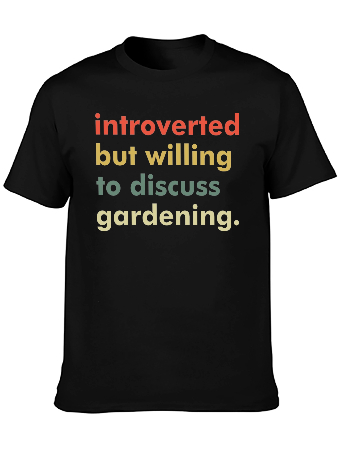 Introverted Gardener T-Shirt - Funny Gardening Tee