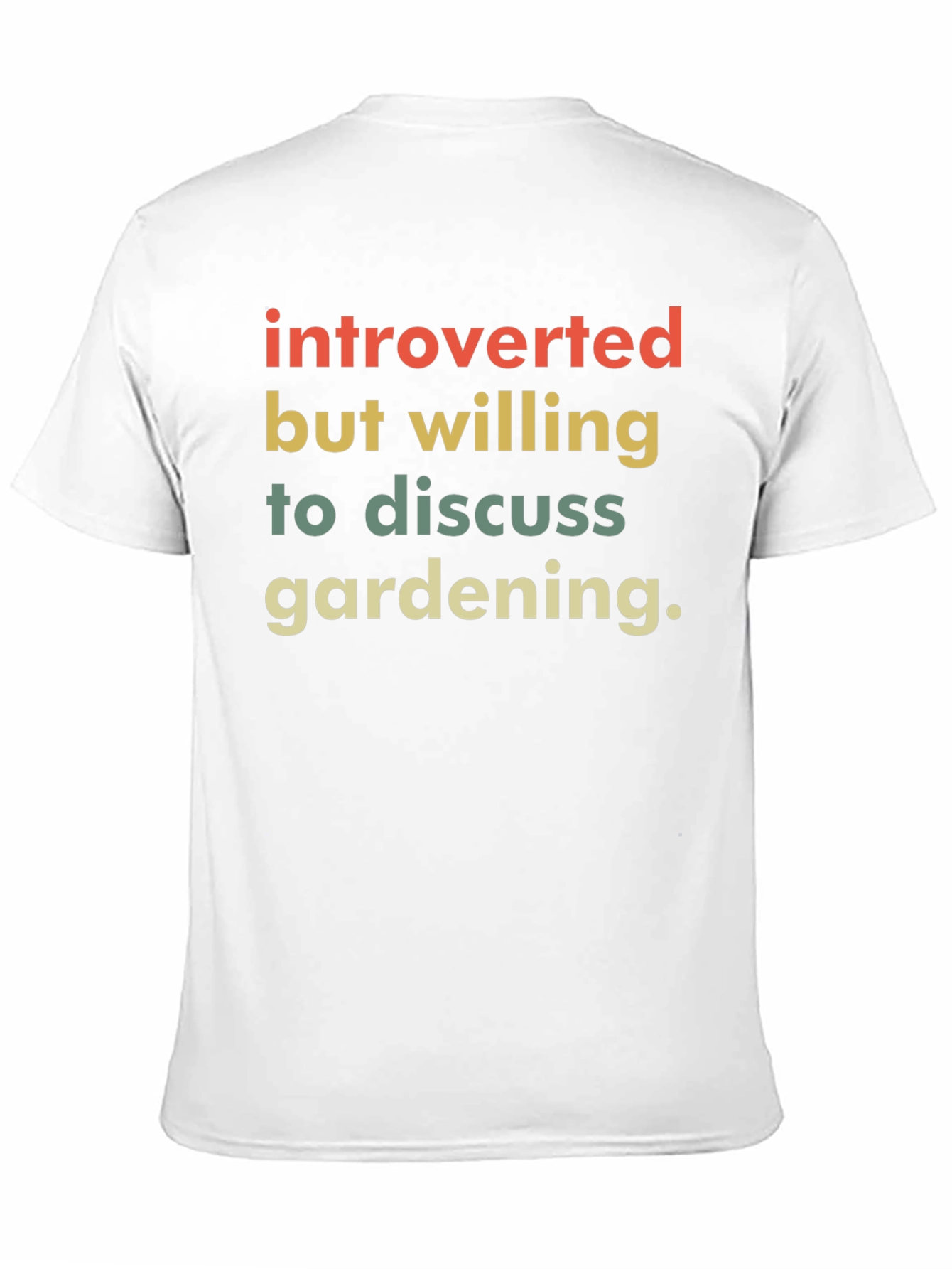 Introverted Gardener T-Shirt - Funny Gardening Tee