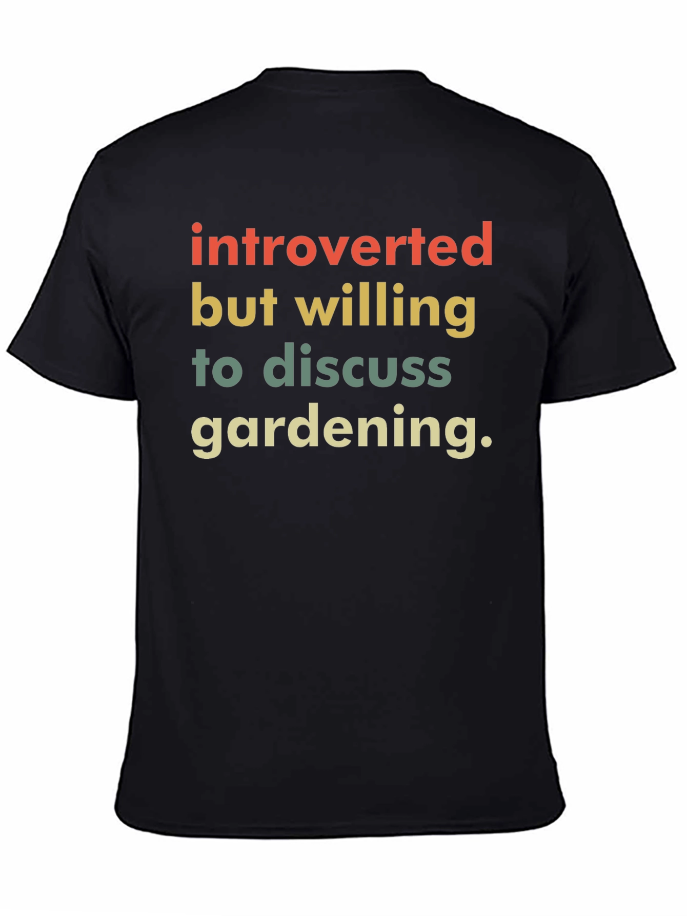 Introverted Gardener T-Shirt - Funny Gardening Tee