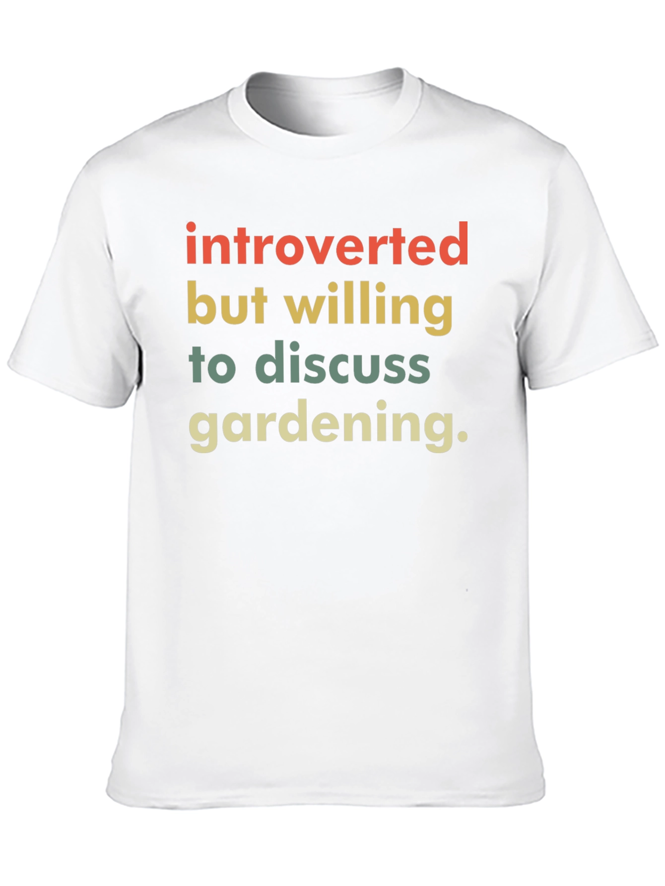 Introverted Gardener T-Shirt - Funny Gardening Tee