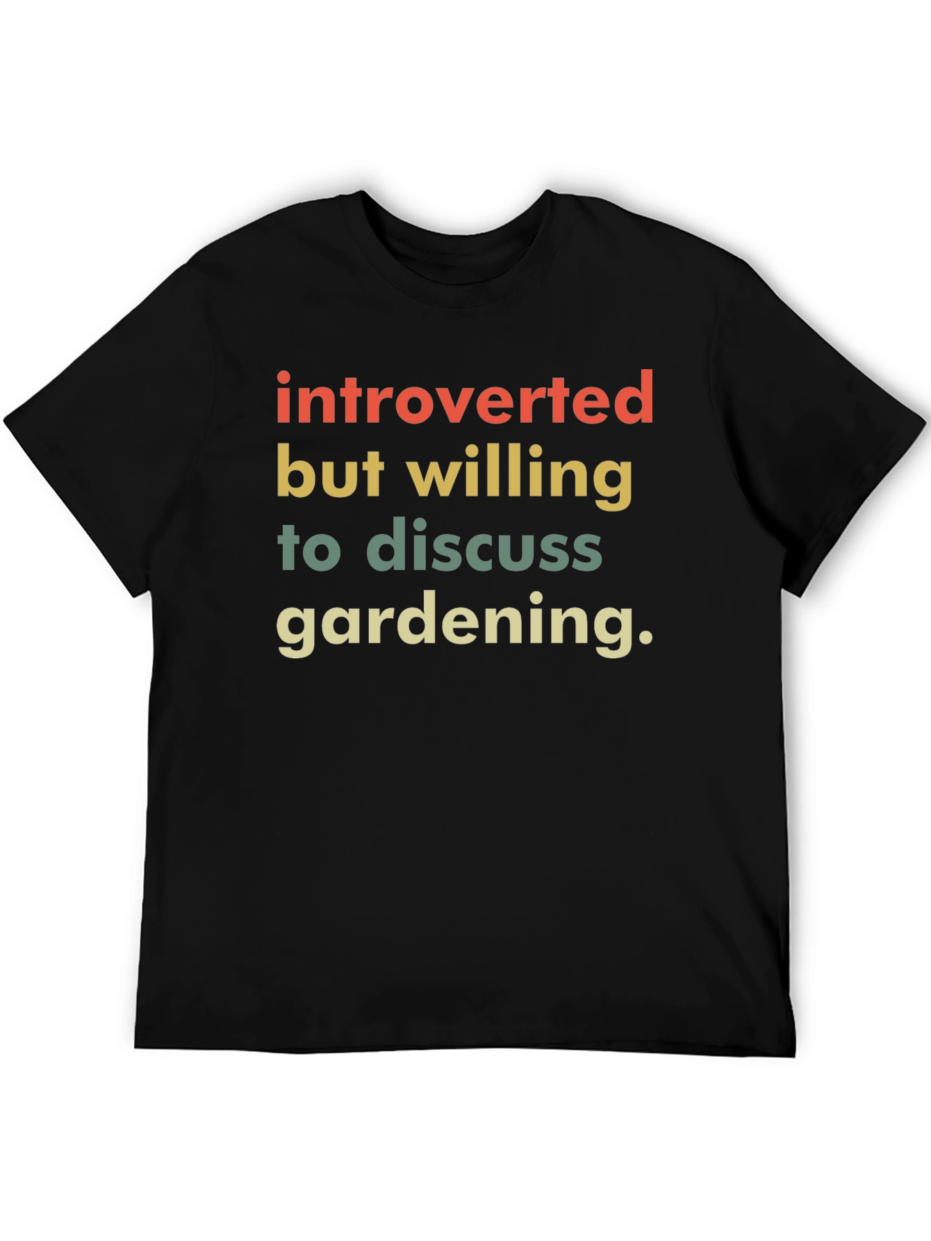 Introverted Gardener T-Shirt - Funny Gardening Tee