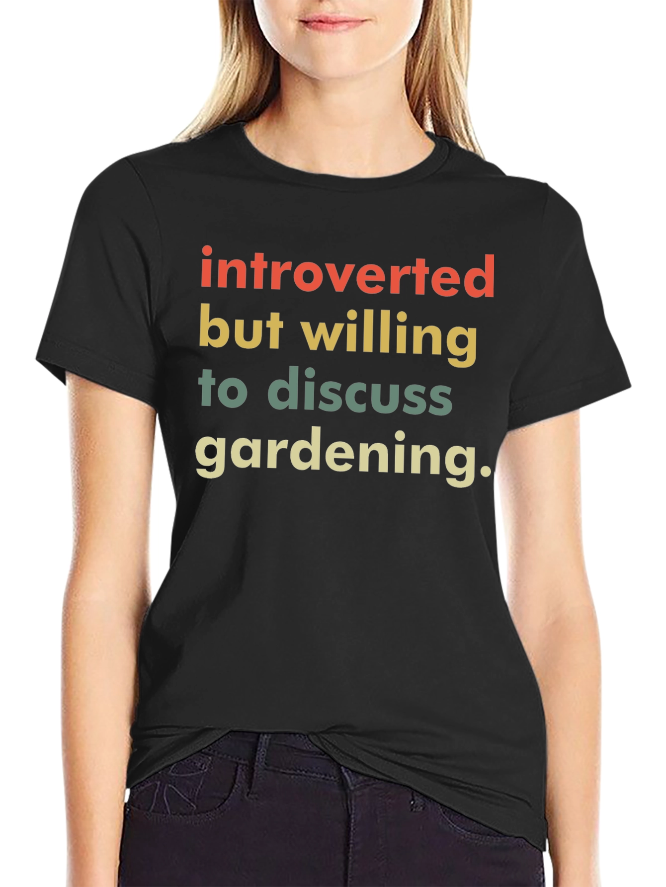 Introverted Gardener T-Shirt - Funny Gardening Tee