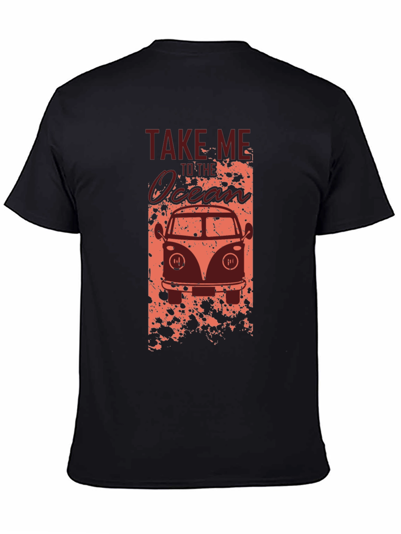Take Me to the Ocean Black Graphic Tee