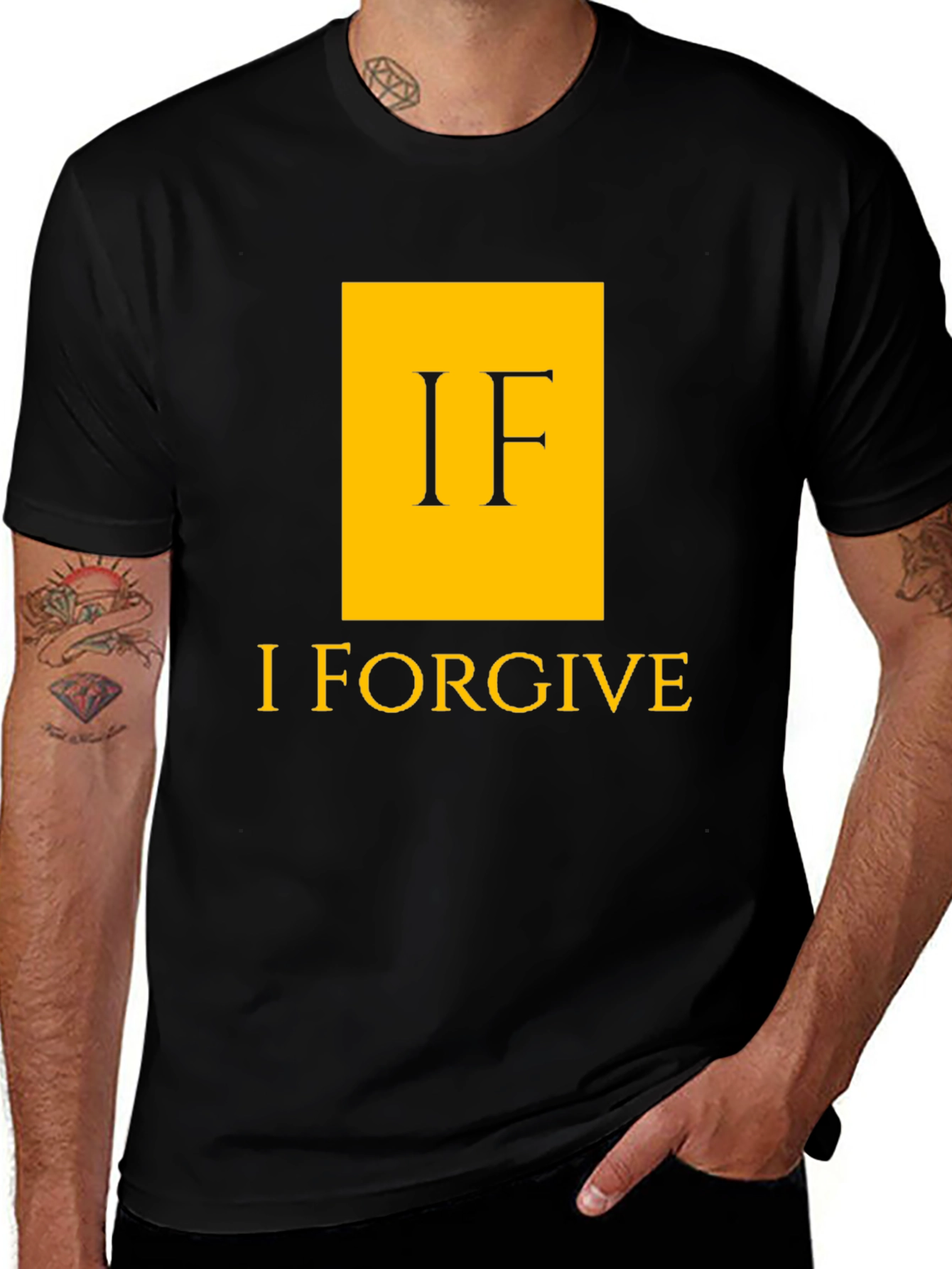 I Forgive Black T-Shirt