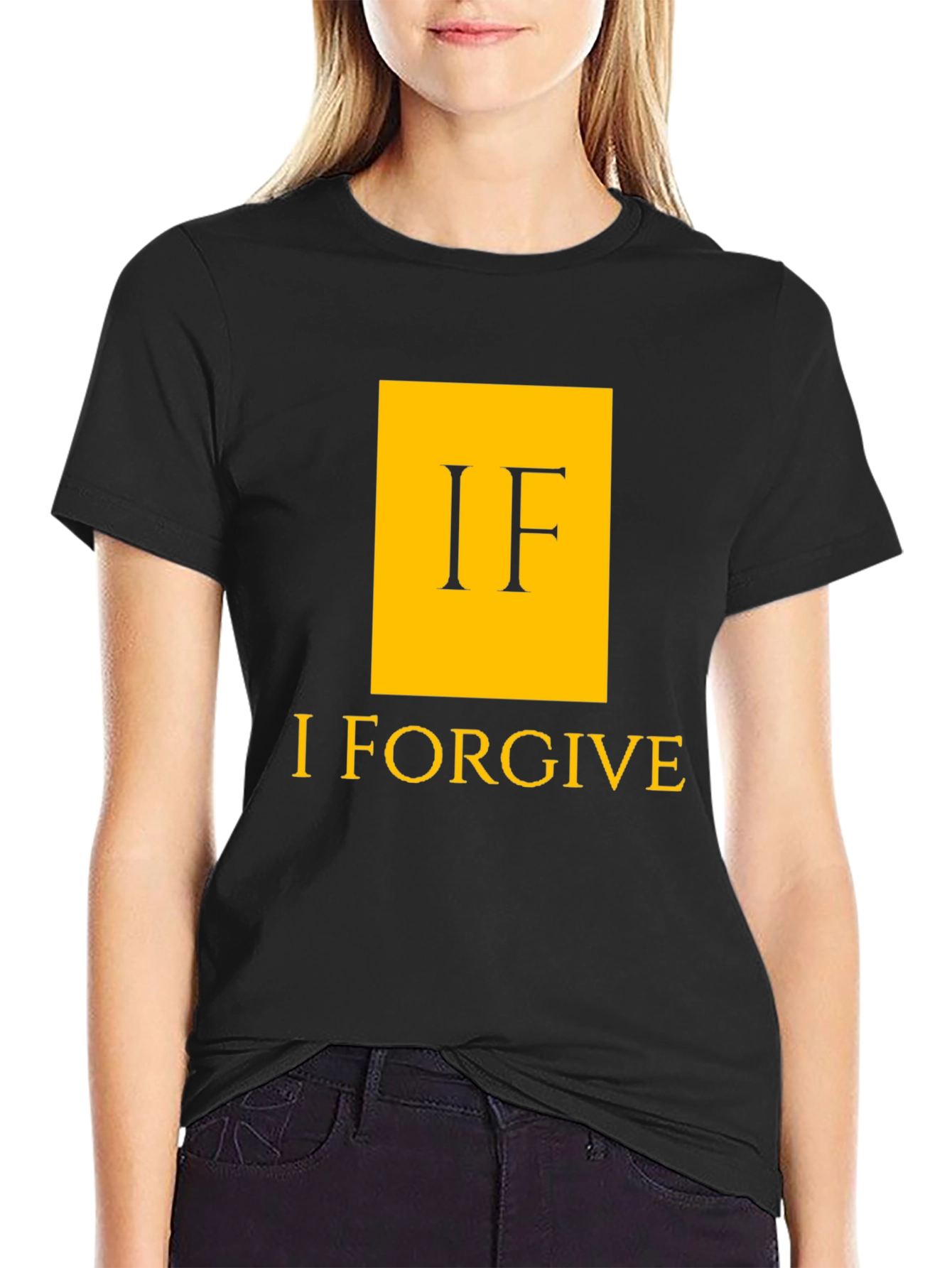 I Forgive Black T-Shirt