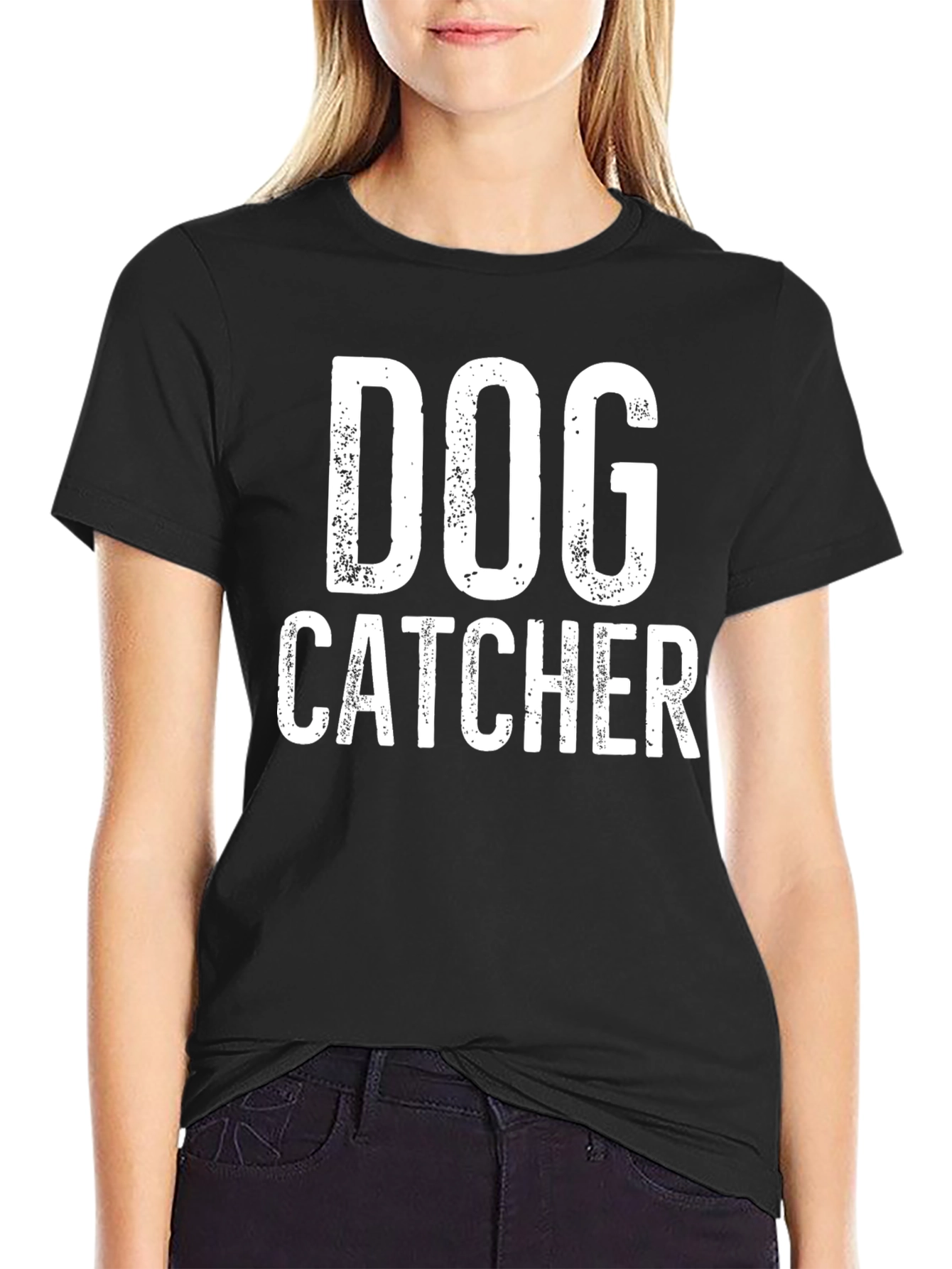 Dog Catcher Graphic Tee - Classic Black T-Shirt