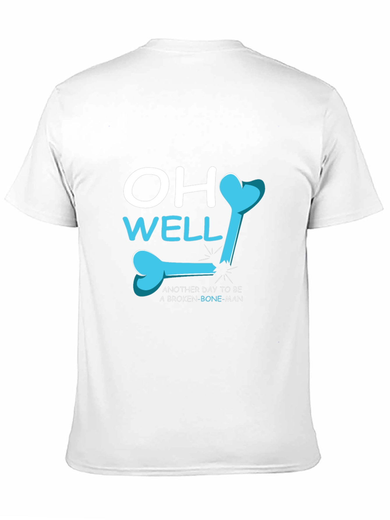 Broken Bone Man T-Shirt: Funny Injury Tee
