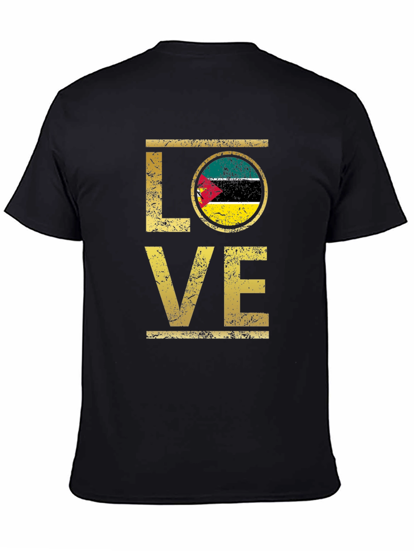 Mozambique Flag Love T-Shirt