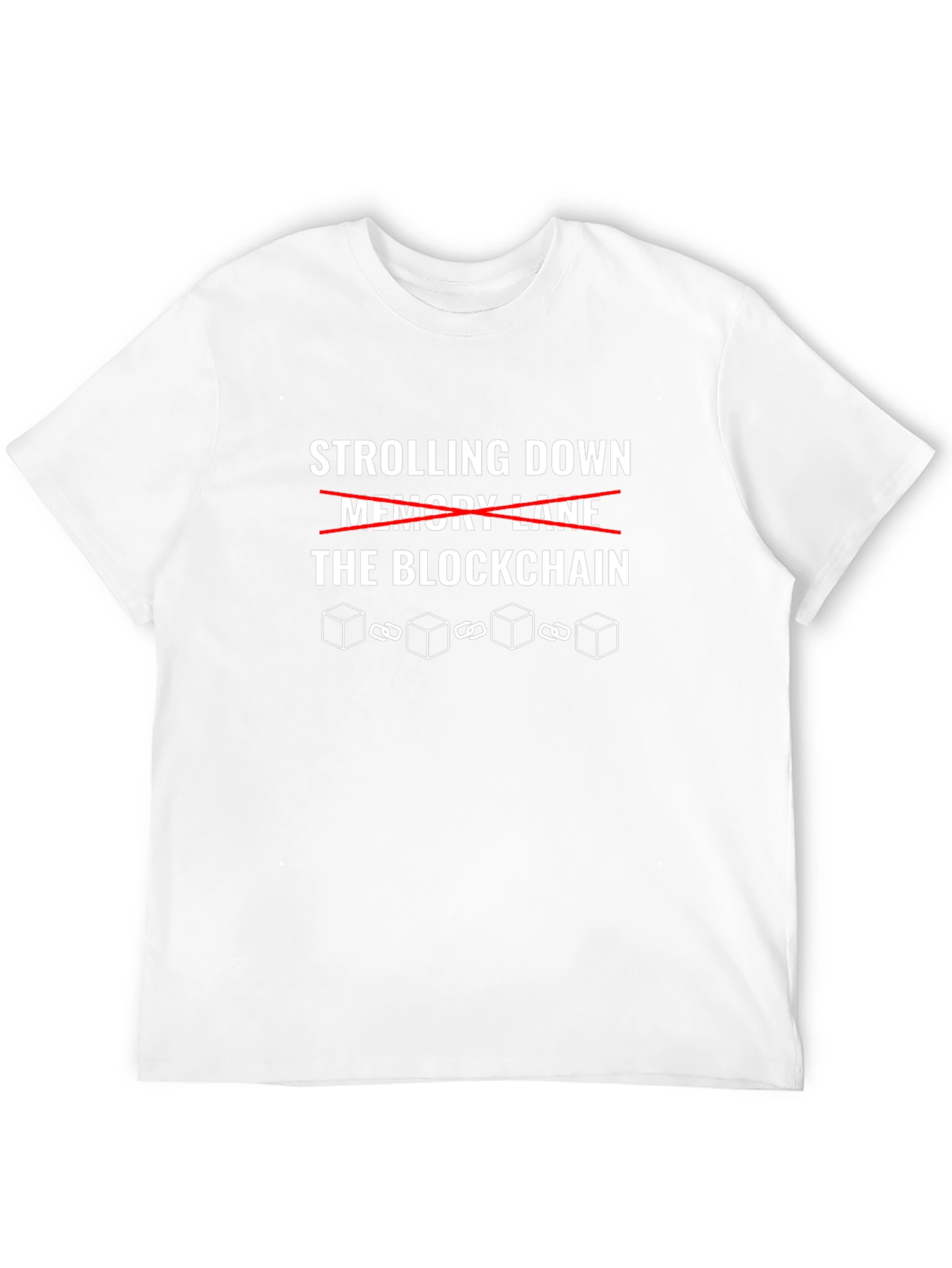 Blockchain T-Shirt: Strolling Down the Blockchain Tee